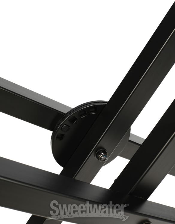 On-Stage Stands KS7292 Double-X Ergo Lok Keyboard Stand with 2nd Tier