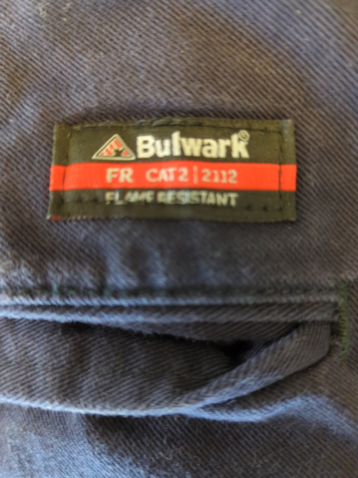 Bulwark FR Fire Resistant Work Pants CAT 2 NFPA 2112 Navy Mens 42 x 28