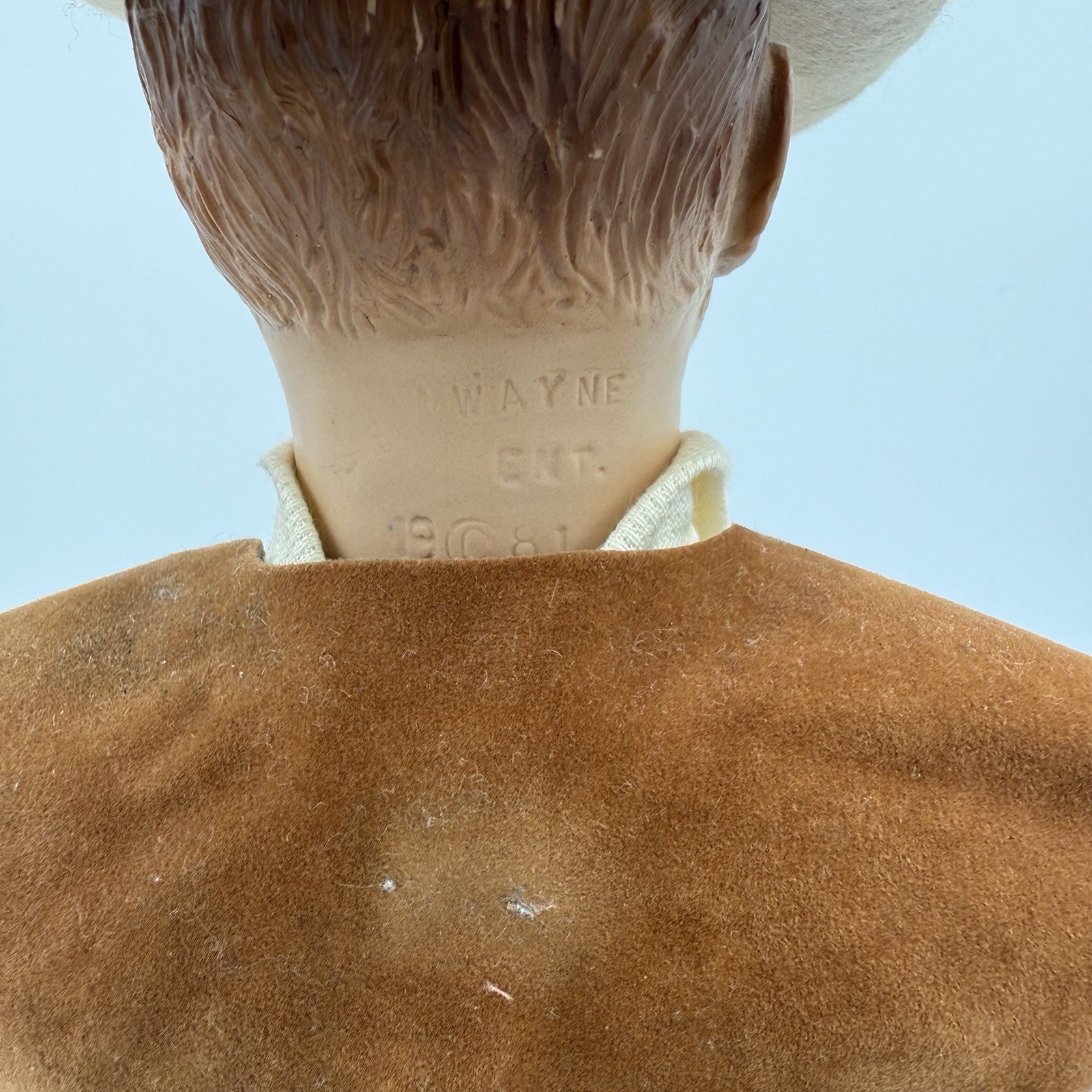 VTG 1981 Effanbee John Wayne Doll Legend Series w/ Tag Cowboy Western