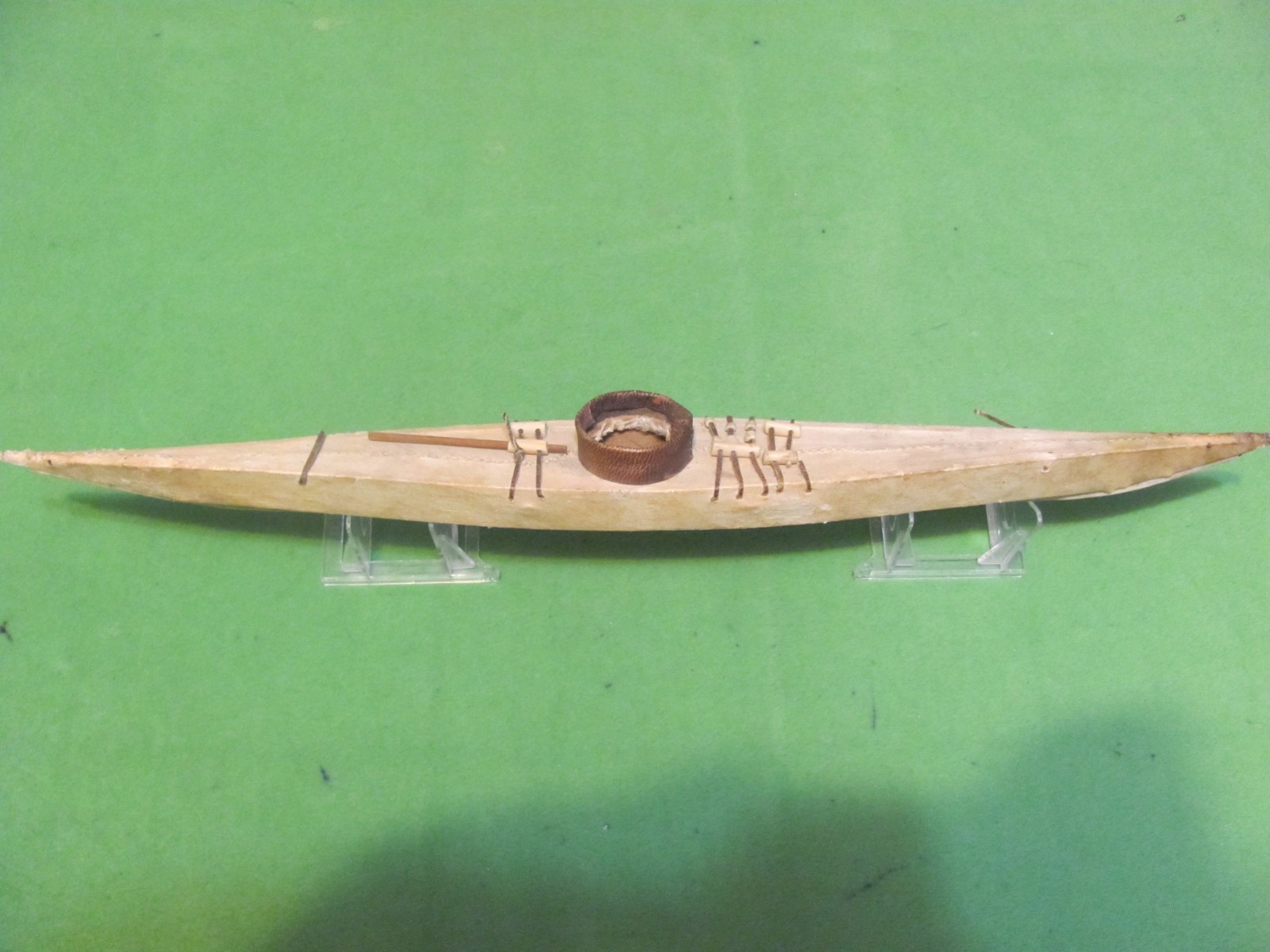 Antique/Vintage Inuit Kayak 18.5" Long.