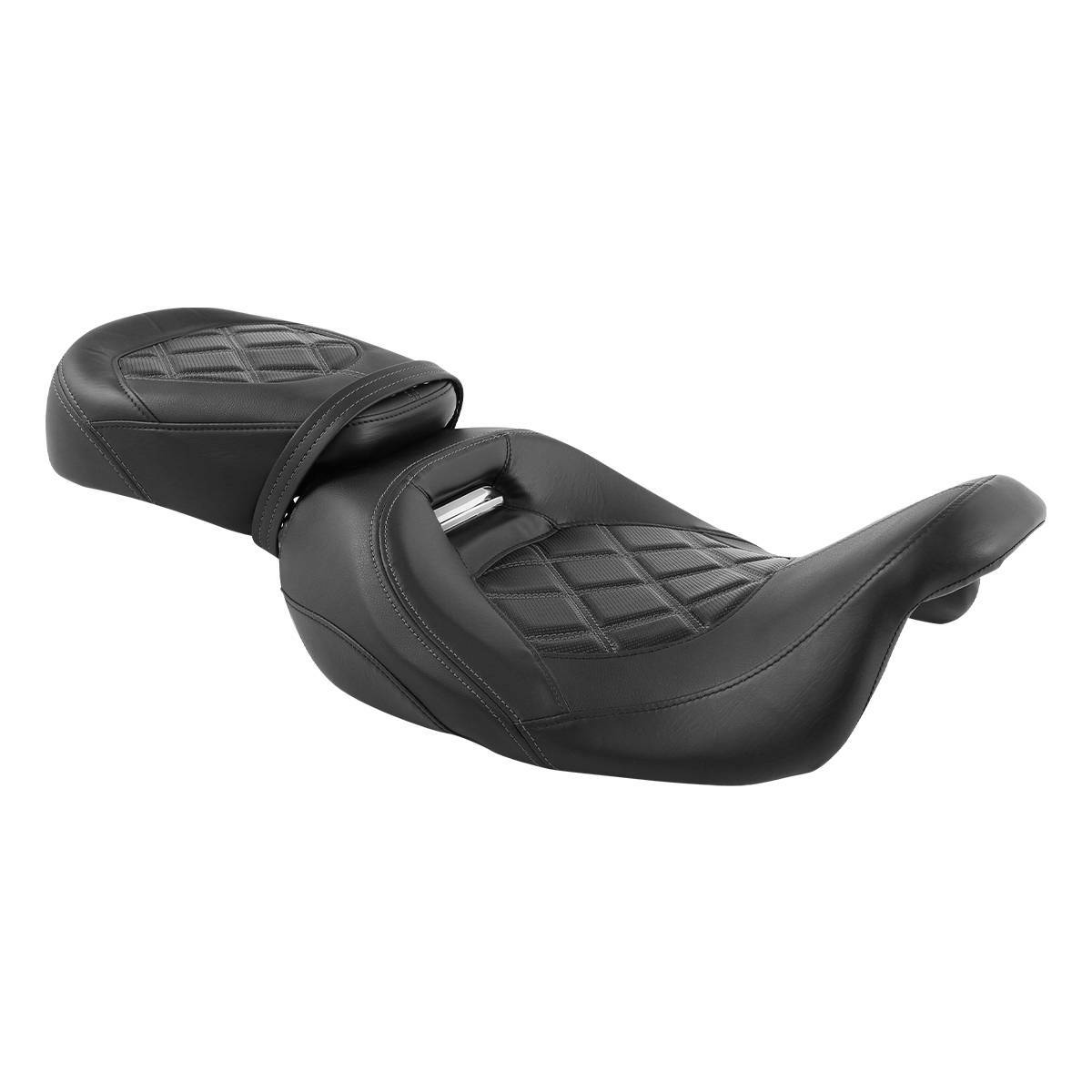 Driver Rider Passenger Seat Fit For Harley Touring Street Road Glide 09-Up Black