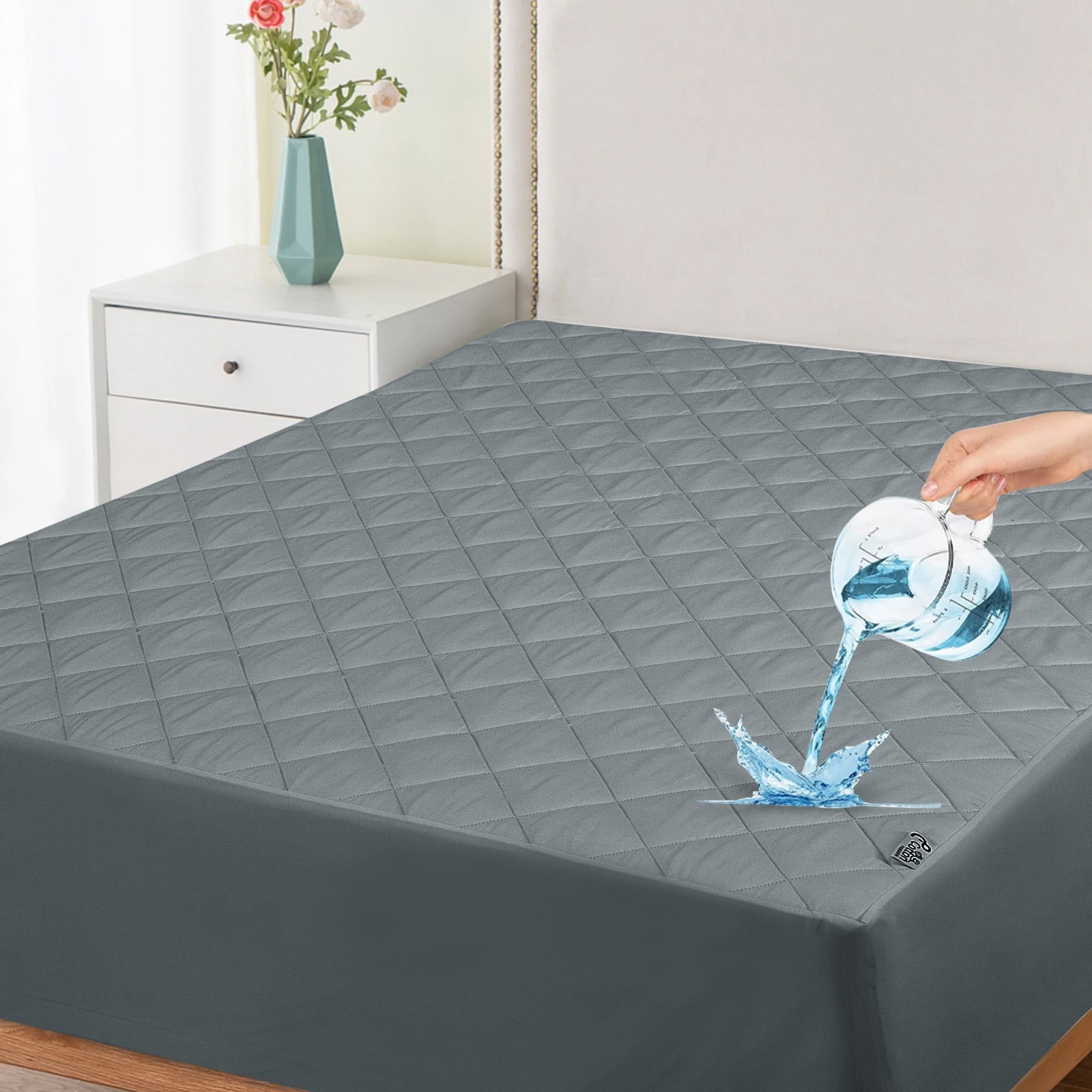 Quilted Mattress Pad Cover Extra Deep Pocket Waterproof Mattress Protector