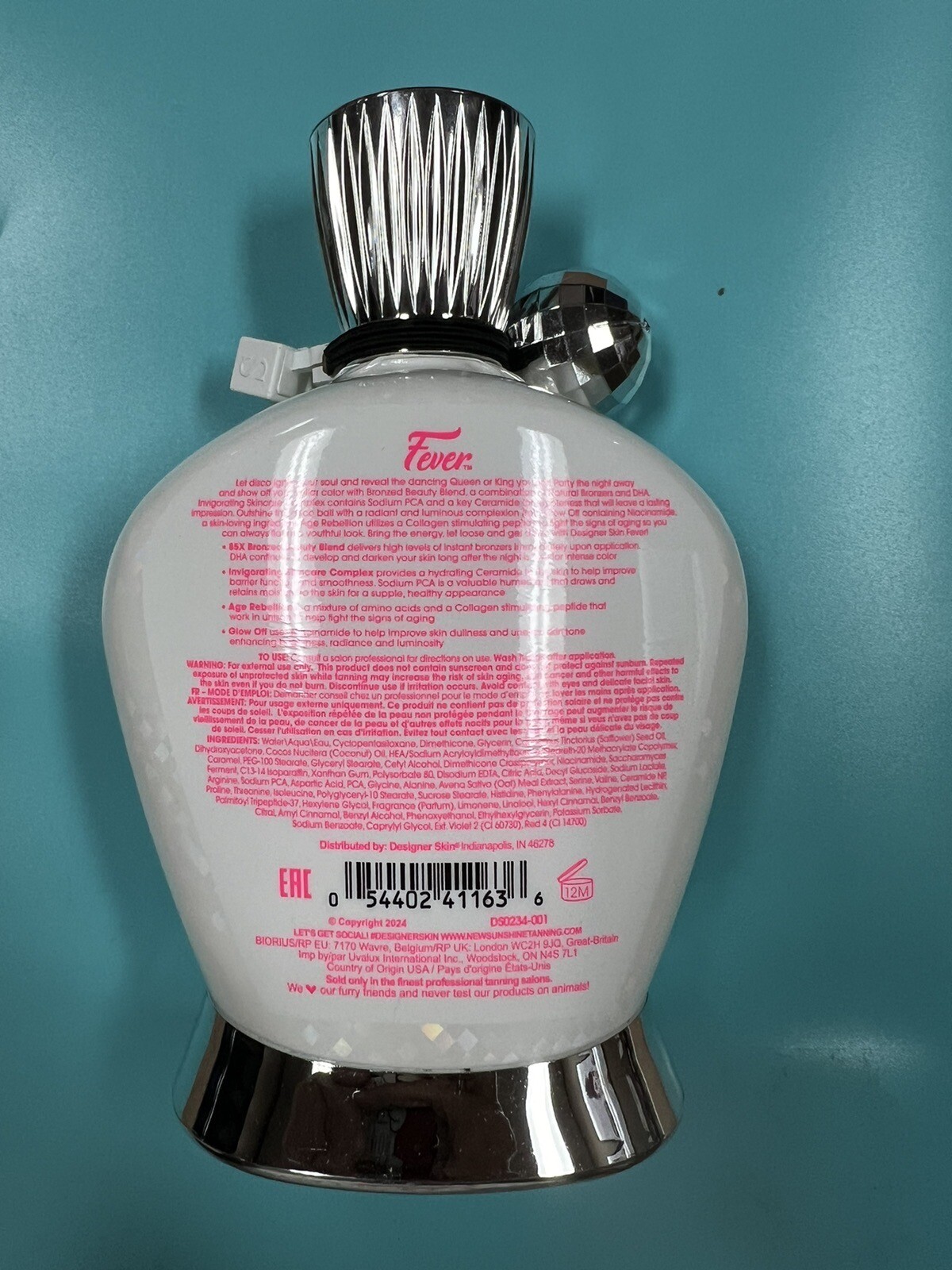 DS Fever 2024 Tanning Lotion 13.5 Oz