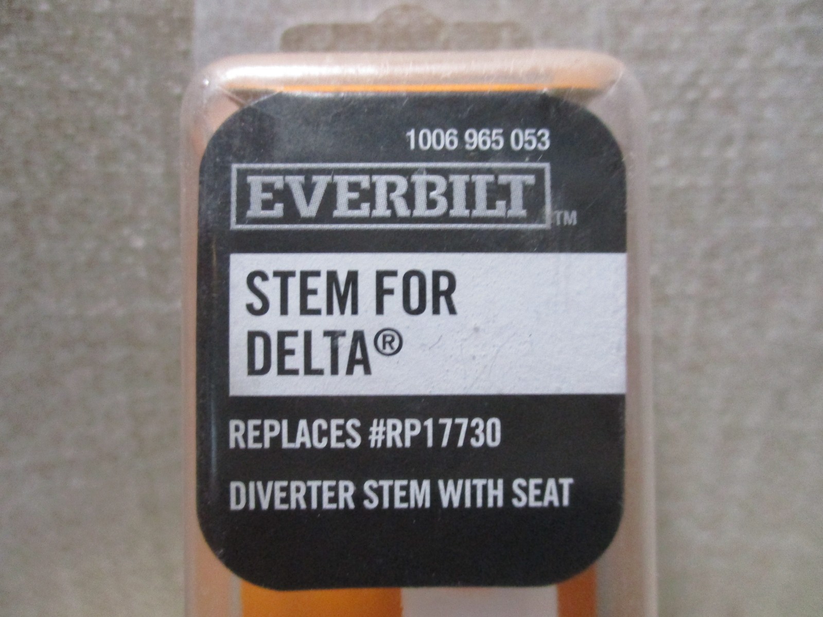 Everbilt Stem for Delta Replaces RP17730 Diverter with Seat 1006 965 053 New