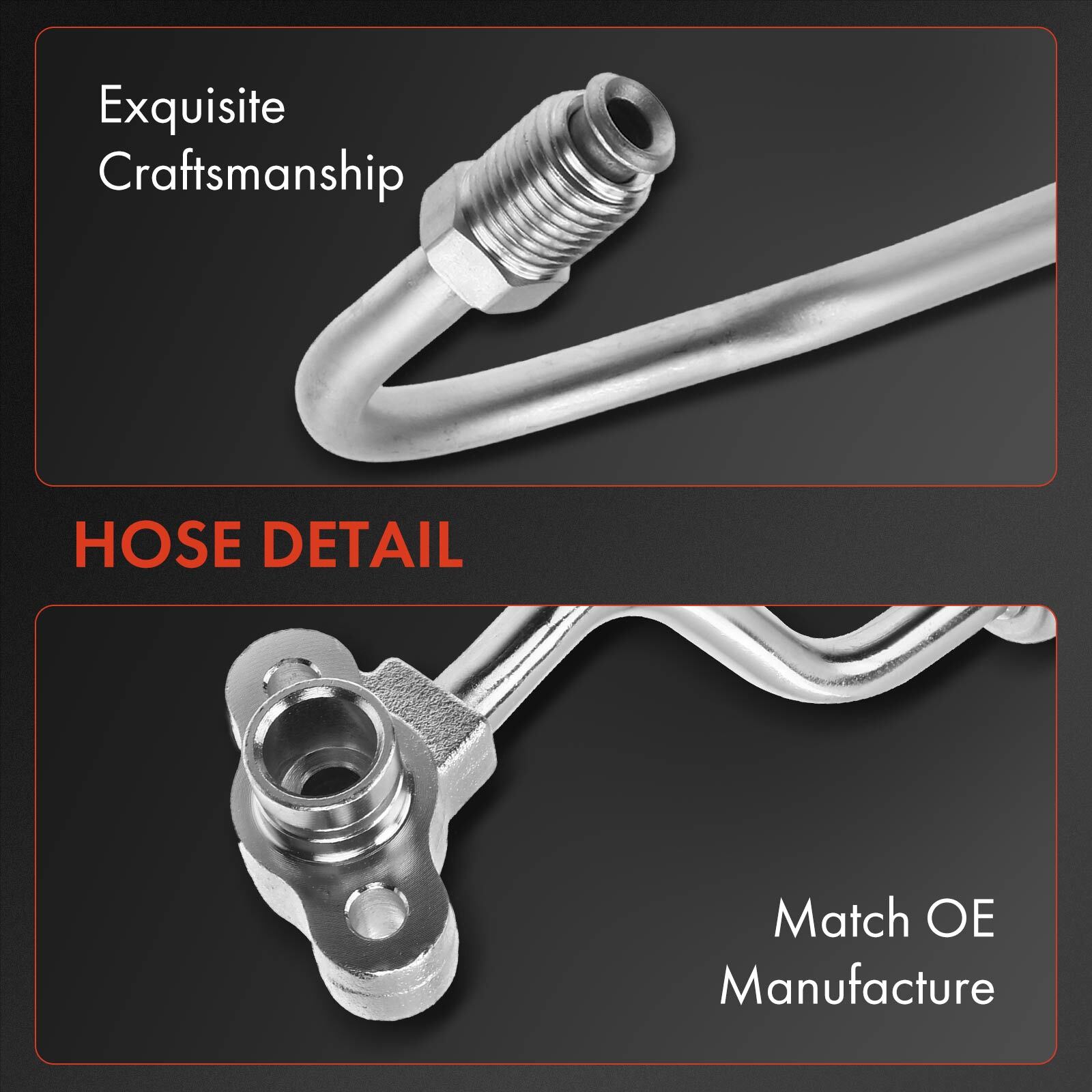 5x Power Steering Pressure & Return Line Hose for Honda Accord 98-02 2.3L Auto