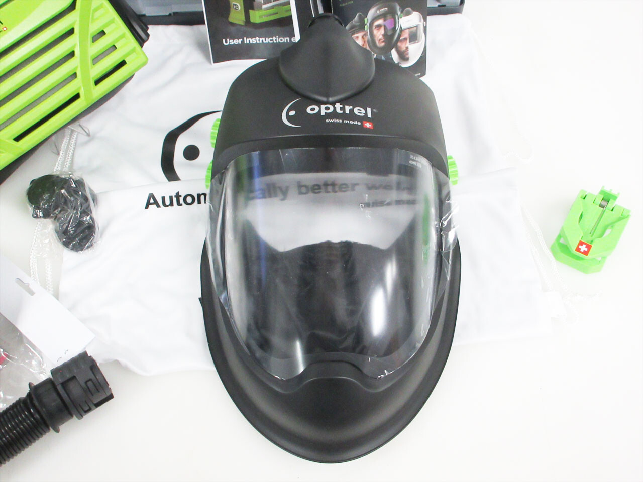 OPTREL CLEARMAXX HELMET & PAPR E3000X SYSTEM UP TO 18 HOUR BATTERY 4900.251 CASE
