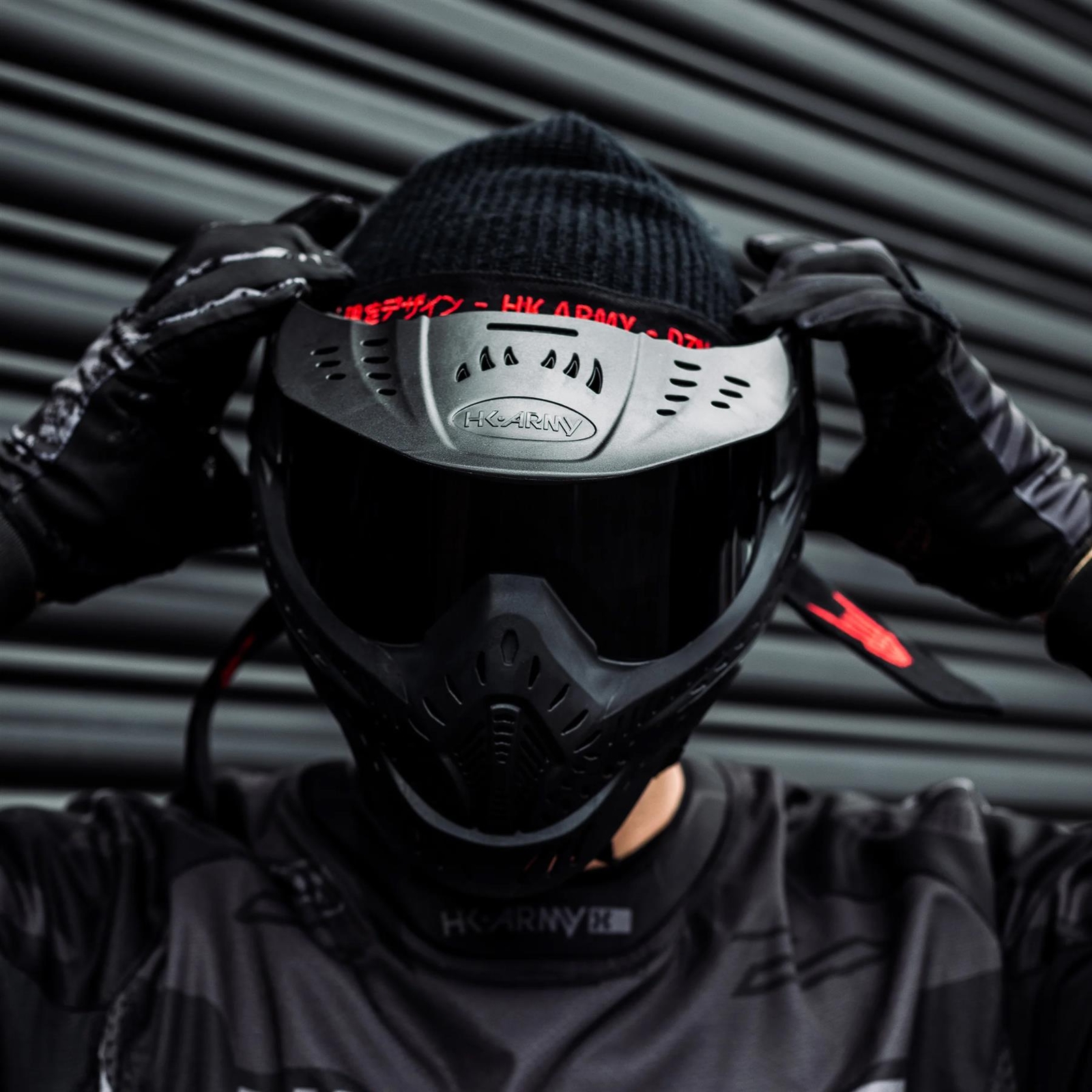 CLEARANCE HK Army HSTL Paintball Goggle Mask - Anti Fog Thermal Black Smoke Lens