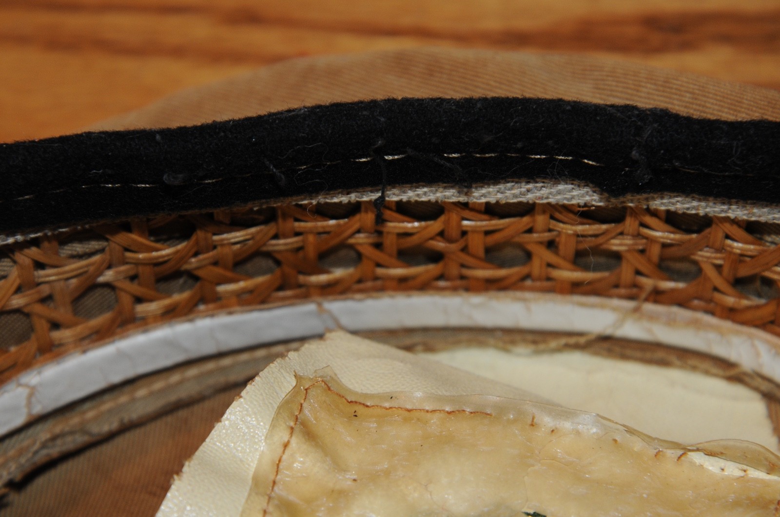 United State US WW2 USN Navy Visor Hat Cap Original Period Hat Well Worn Damaged