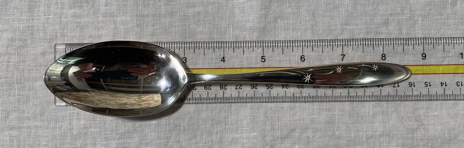 vintage Gorham CELESTE sterling silver SERVING SPOON / TABLESPOON ~ NO MONO