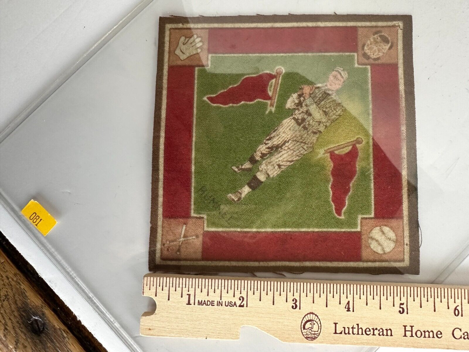 1914 B18 Baseball Tobacco Souvenir Blanket Pennant John Hummel Brooklyn Dodgers