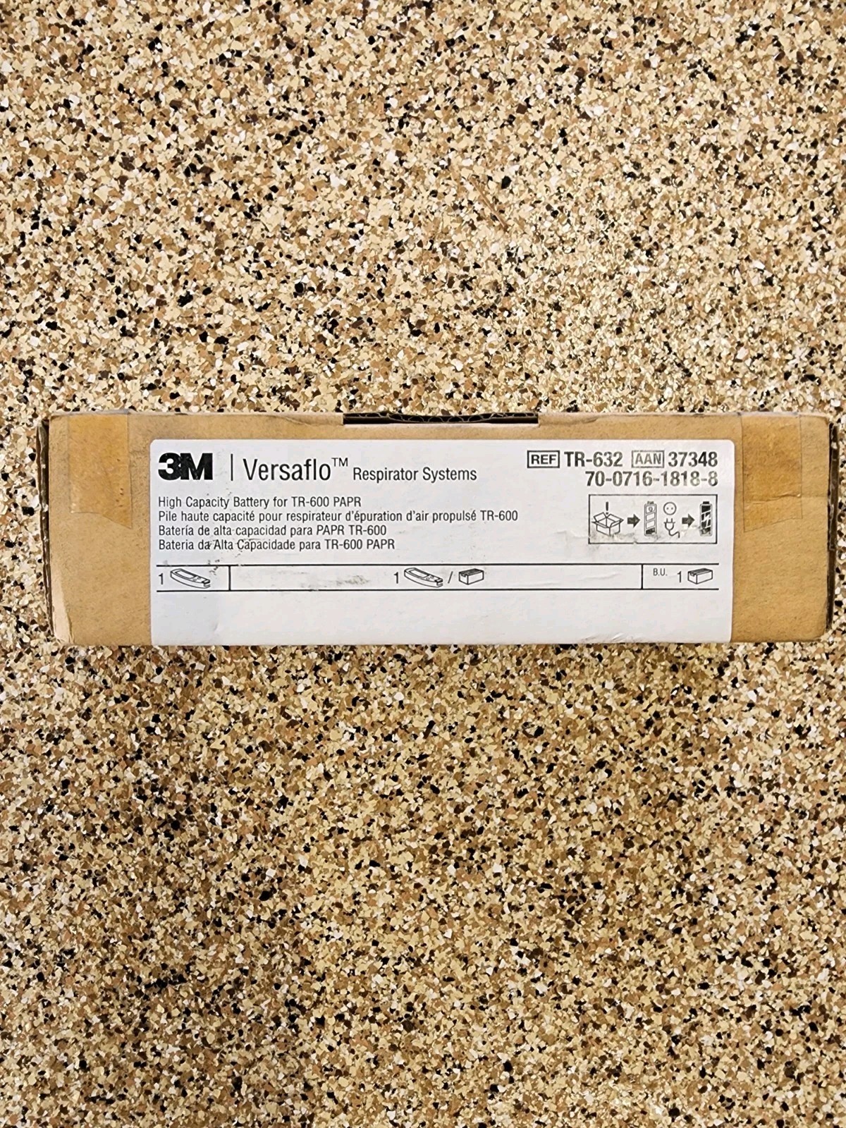 One (1) 3M TR-632 Versaflo High Capacity Battery, See Pictures, BRAND NEW IN BOX