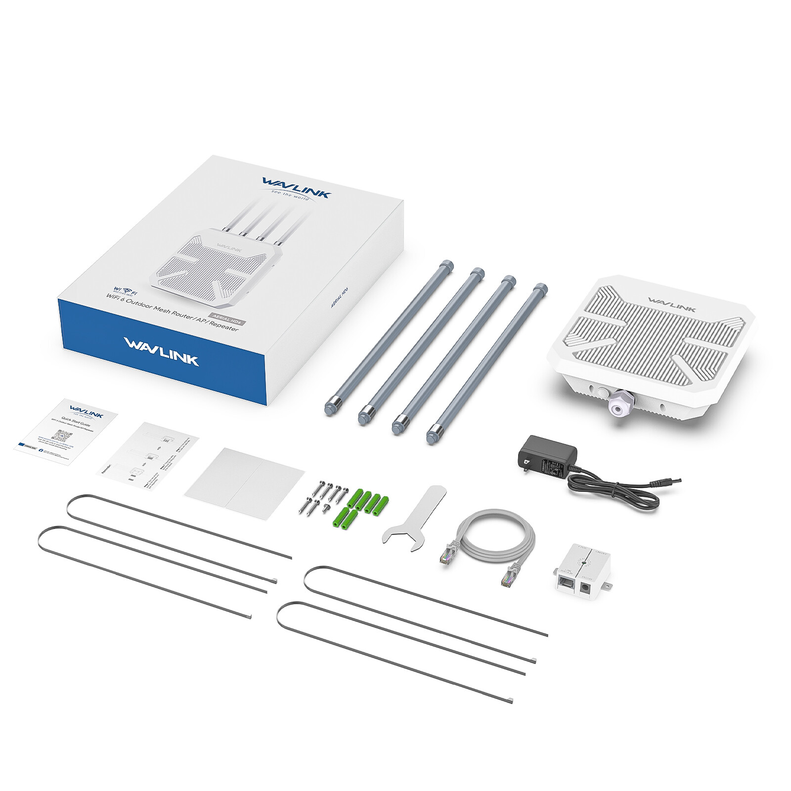 AX1800 Wireless Extender Outdoor WiFi6 Router Repeater High Speed Indoor/Outdoor