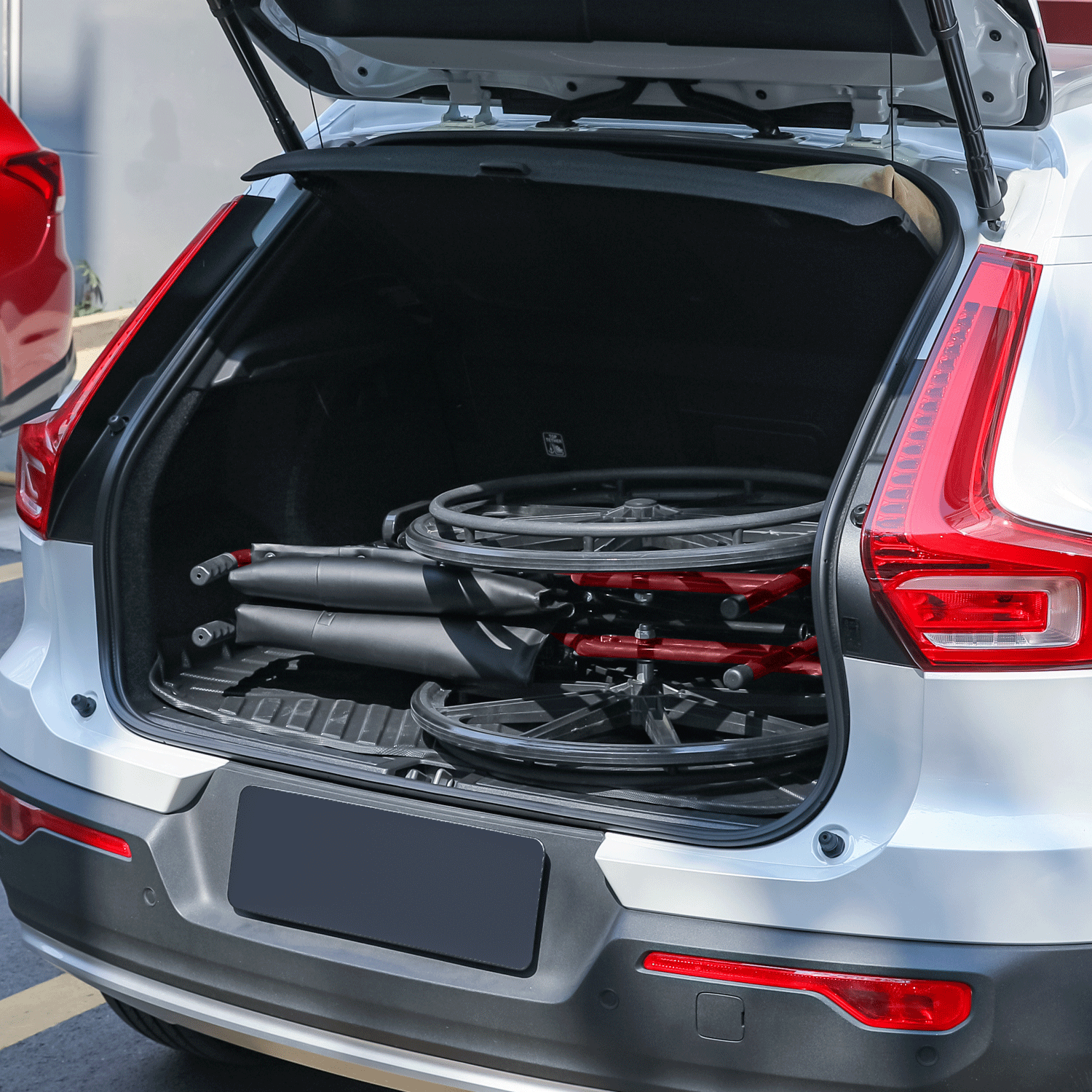 [FDA APPROVED]Foldable Manual Medical Economy Wheelchair w/Adjustable Foot Rest