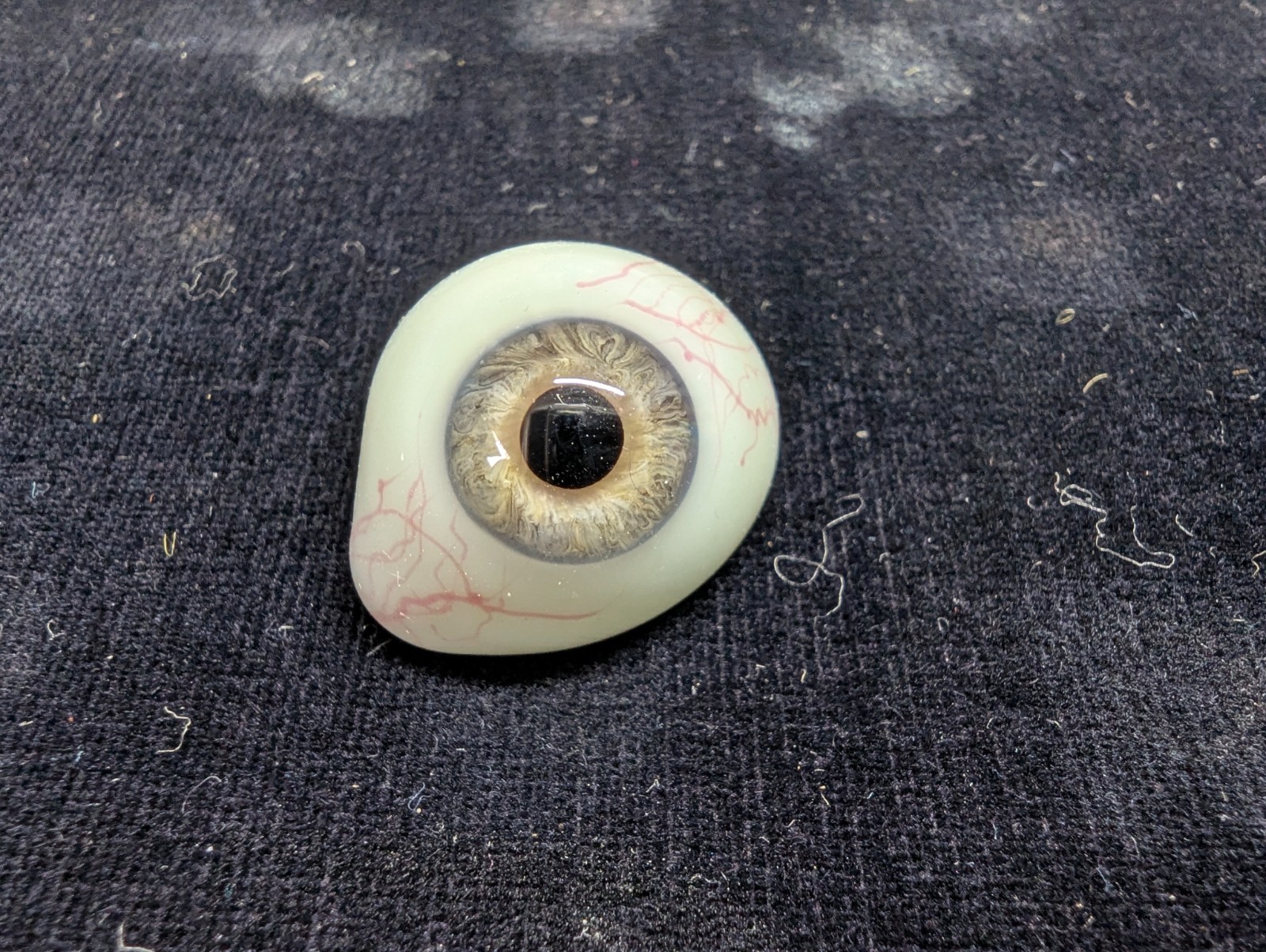 Antique Glass Prosthetic Eye Eyeball