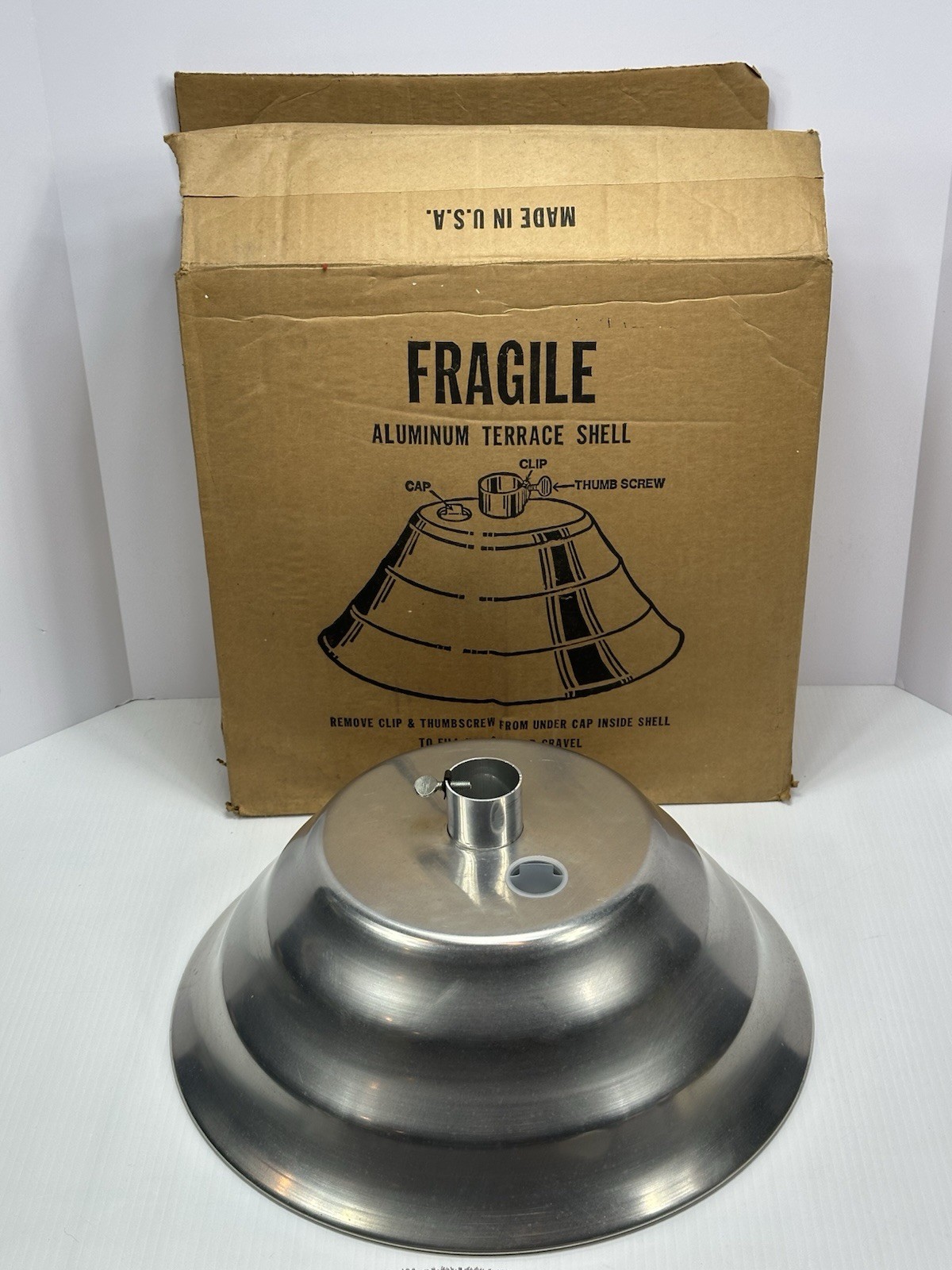 VTG Patio Umbrella Stand Aluminum Terrace Shell USA Shipped To Boston Beer Co