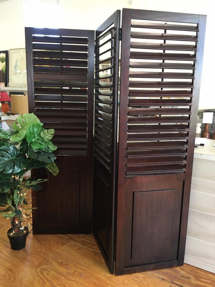 Rare Vintage Pier One Imports Solid Wood Room Divider - LOCAL PICKUP ONLY