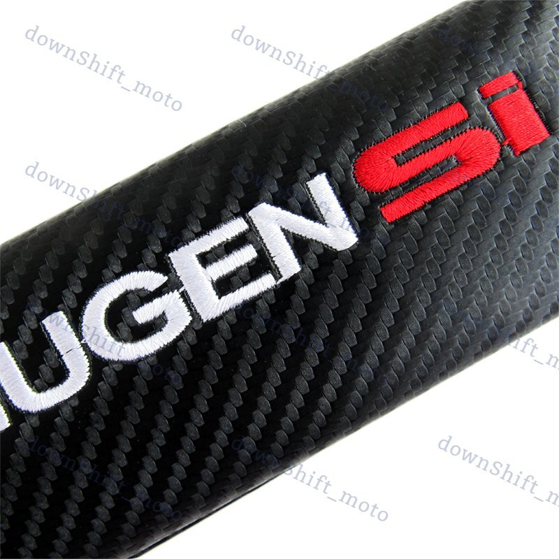 2PCS MUGEN SI Car Seat Belt Cover Pads Shoulder Cushion NEW For HONDA CIVIC SI