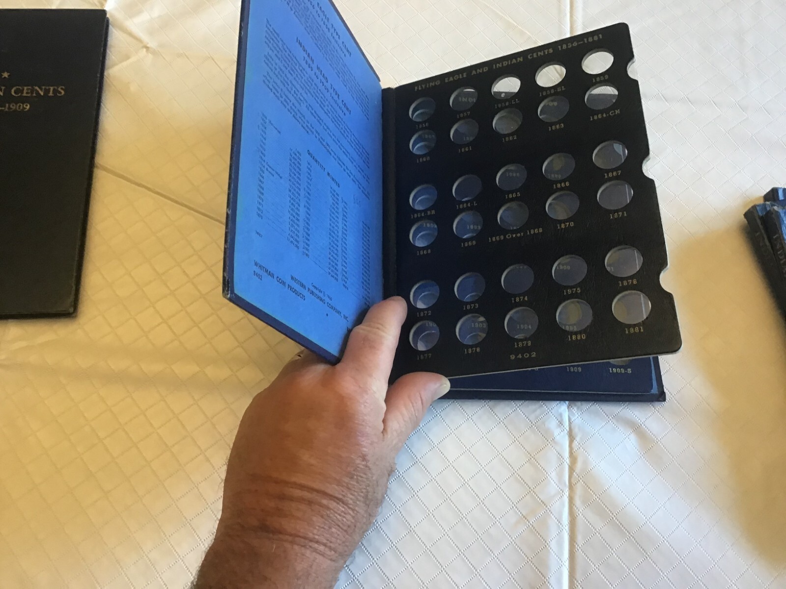 Fancy Whitman Classic Album #9402 Flying Eagle & Indian Head Cents 1856-1909