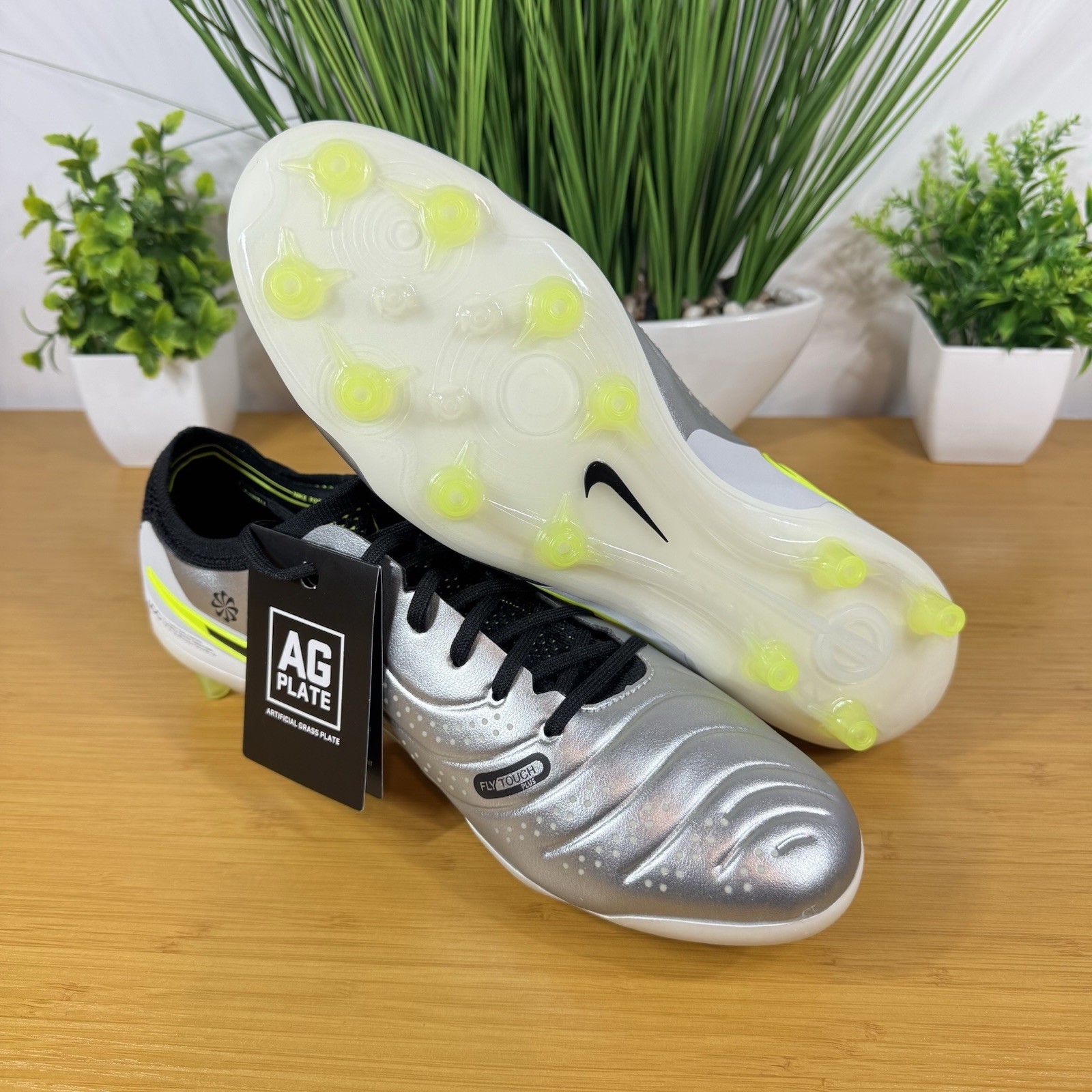 Nike Tiempo Legend 10 Elite AG Pro NBY Mens Soccer Cleats HF4378-002 Size 9. 5