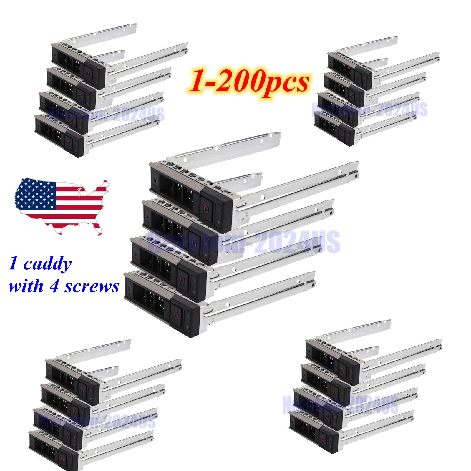 Lot 3.5in Hard Drive Tray Caddy For Dell R440 R540 R640 R740 R740xd Gen14 X7K8W