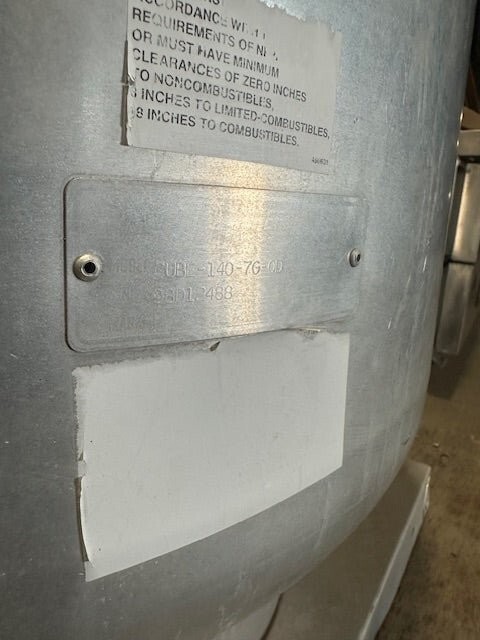 "GREENHECK CUBE-140-7G-QD"H.D COMMERCIAL UPBLAST CENTRIFUGAL EXHAUST FAN