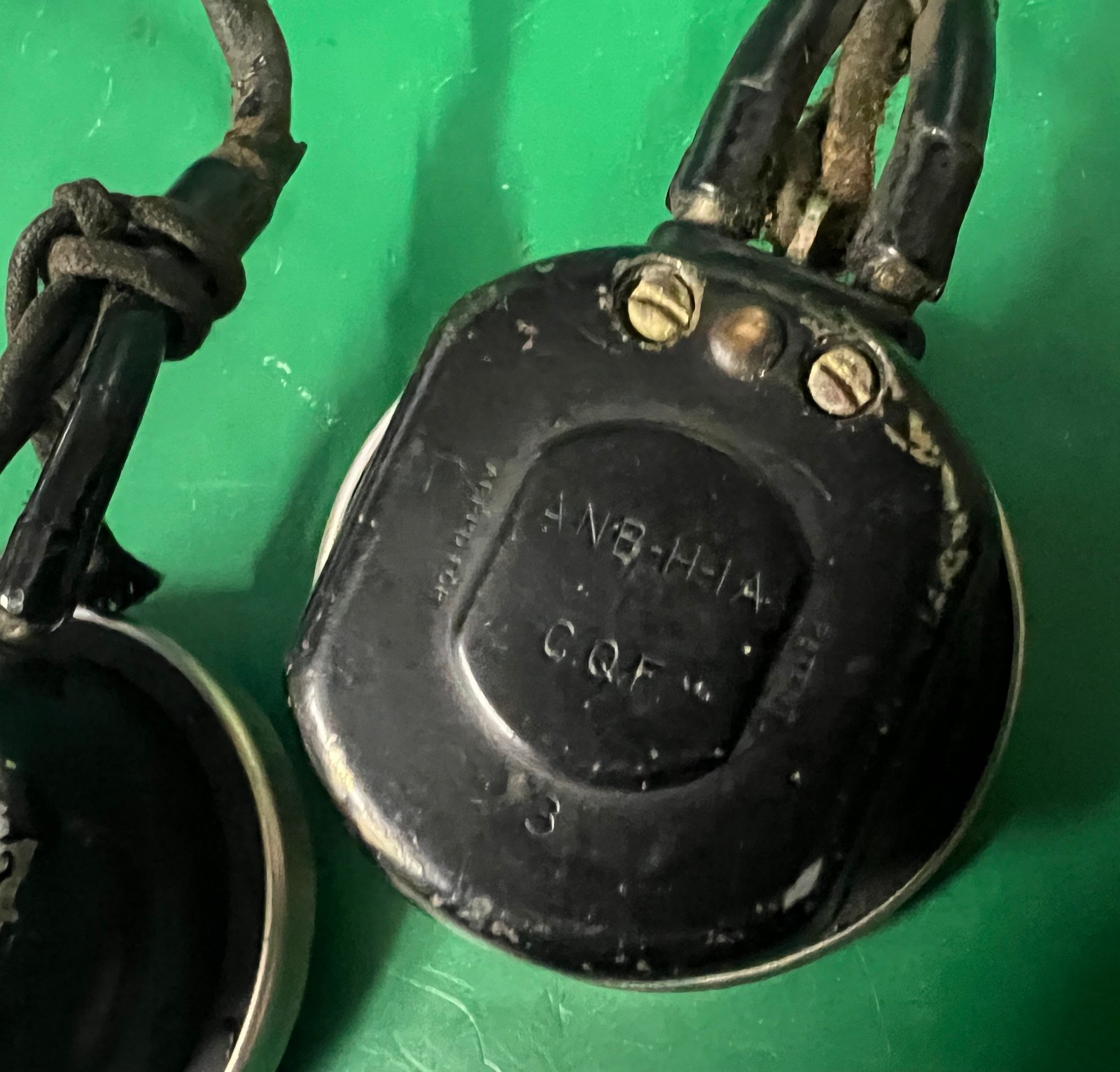 US NAVY FLYING HELMET RECEIVER SET ANB-H-1A