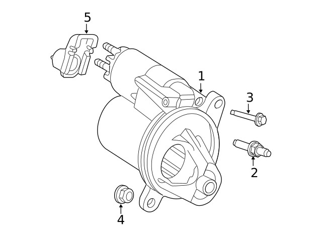 Genuine Starter Stud W704941-S437M