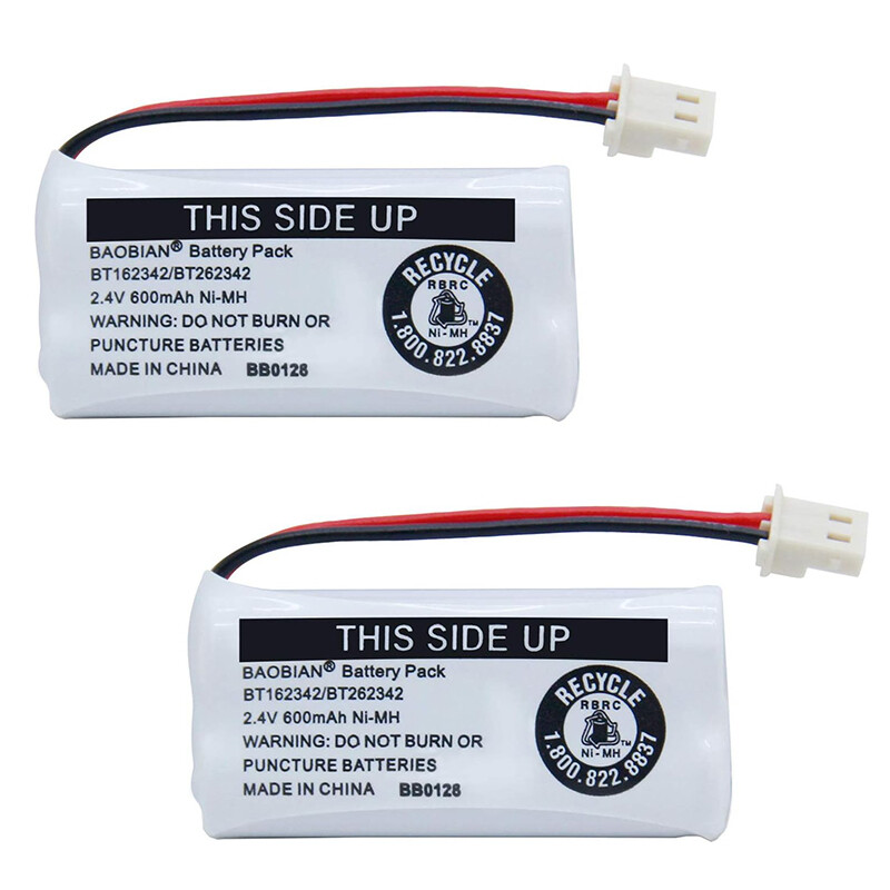 2x Cordless Phone Battery For AT&T BT166342 BT162342 VTech 89-1347-01-00 USA