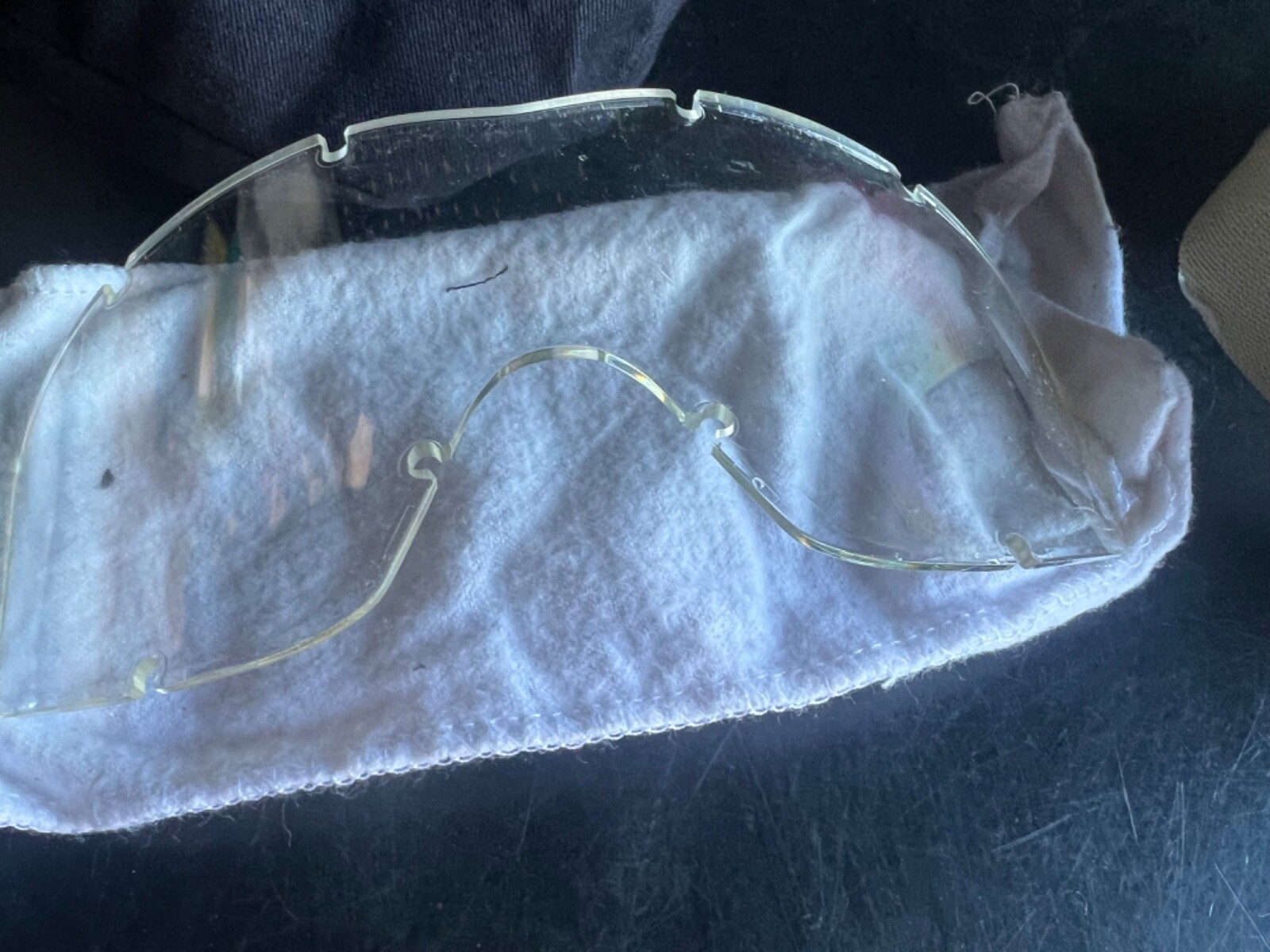 ESS Eyewear 740-0500 Desert Tan Profile Series Googles Clear & Smoke lenses used