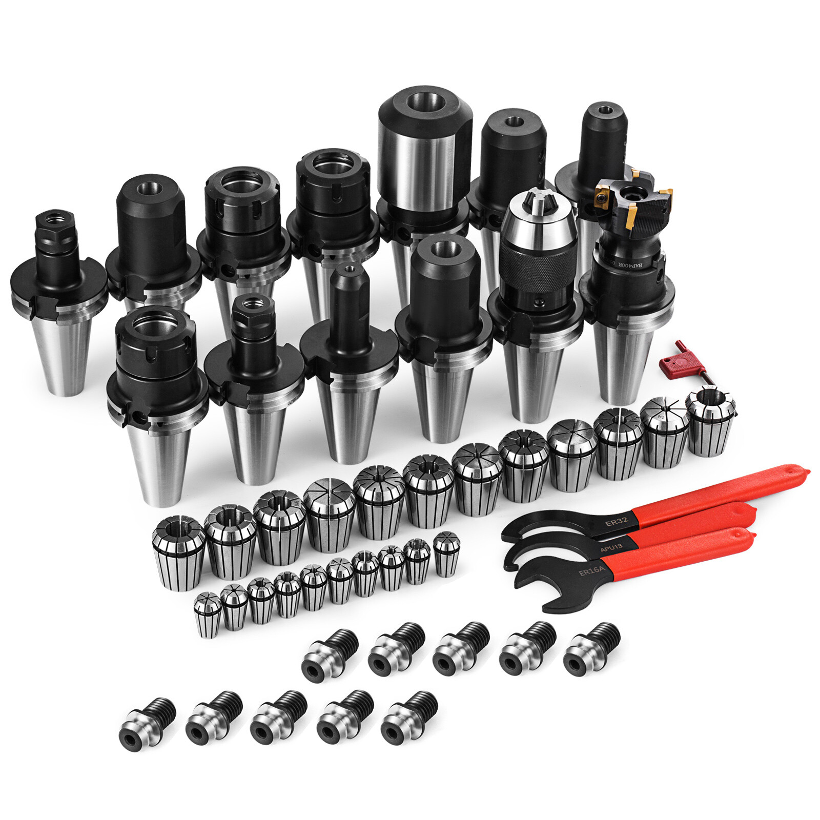 CAT 40 Tooling Kit for Haas Fadal CNC Mill-ER Chuck Collet Holder ER32/16