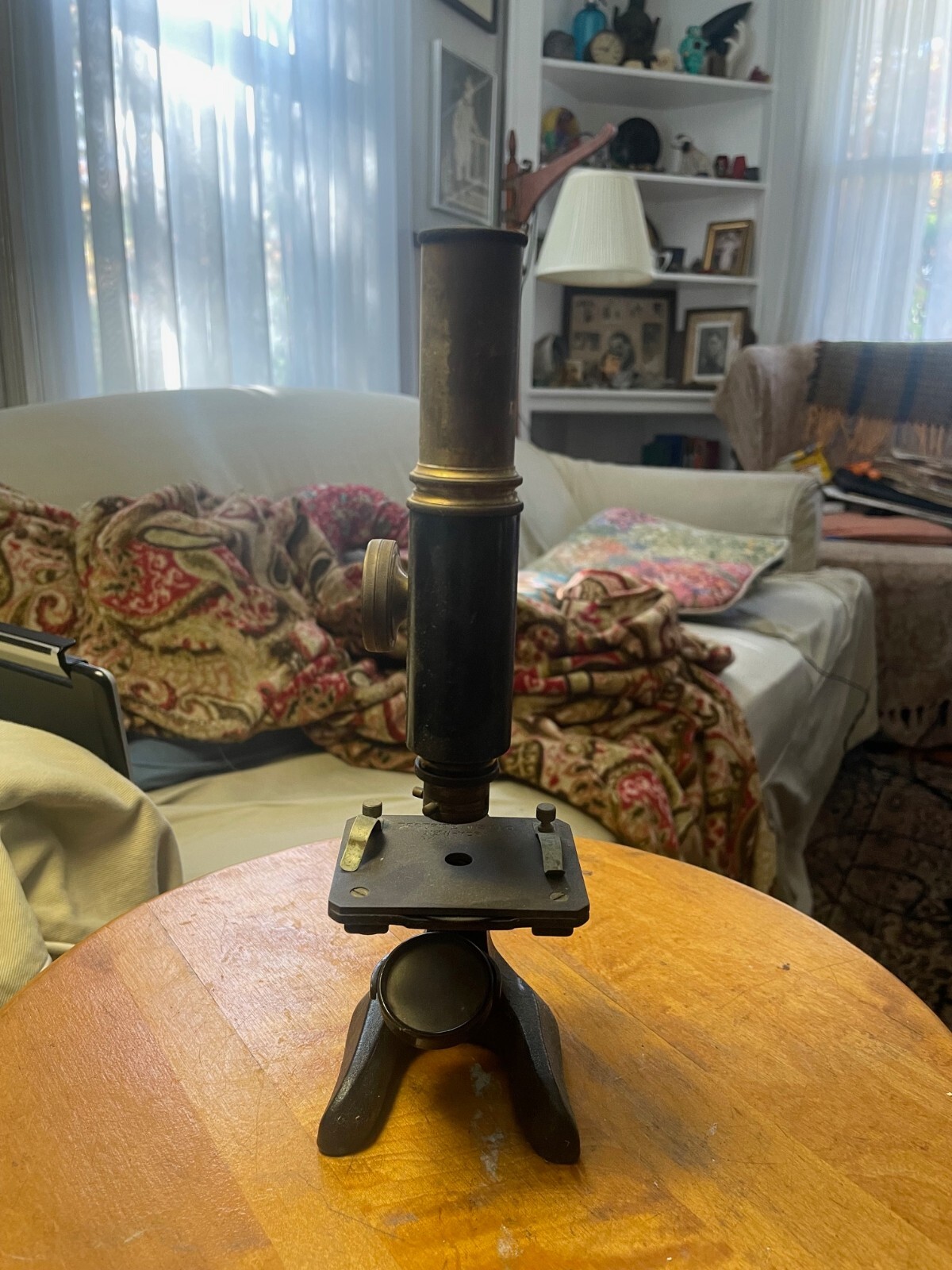 Vintage Testrite No. 110 Student Microscope with Travel Case