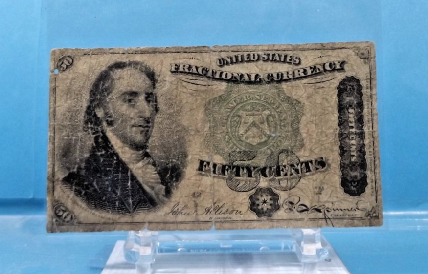 1869 50 Cent - 4th Issue Fractional Currency G/VG - FR1379