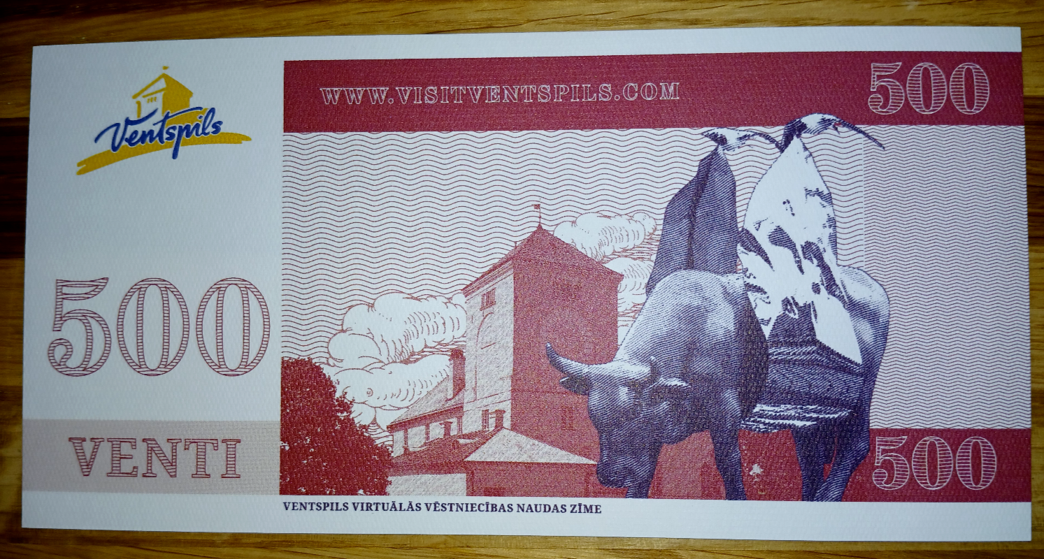 Venti 2011 banknotes Ventspils Latvia 6 pcs in lot