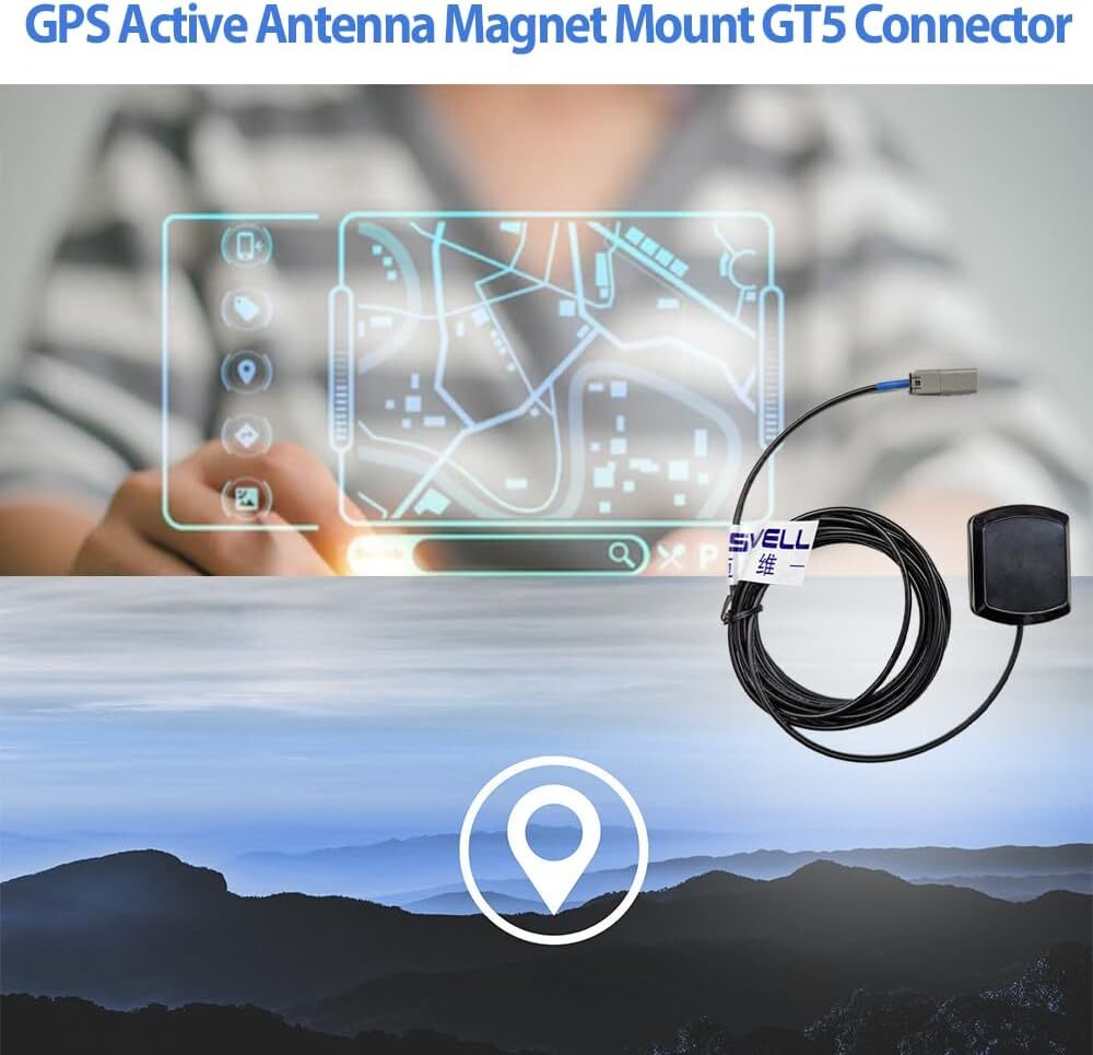HRS GT5-1S Connection Dash Mount GPS Aerial Antenna for Kenwood DNX DMX Models