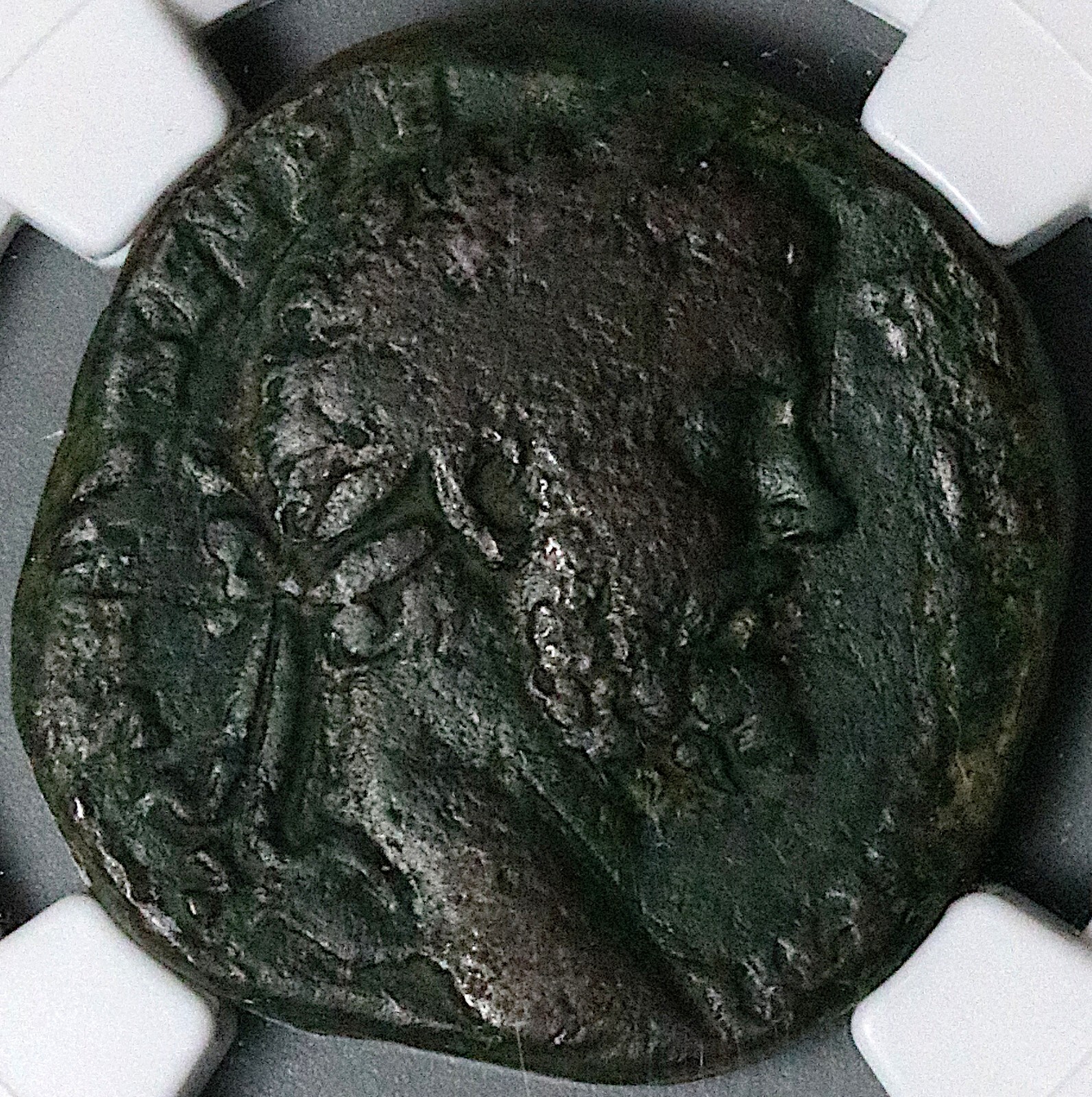 194 NGC VG Septimius Severus Sestertius Rare Hercules Bacchus Niger (23110801C)