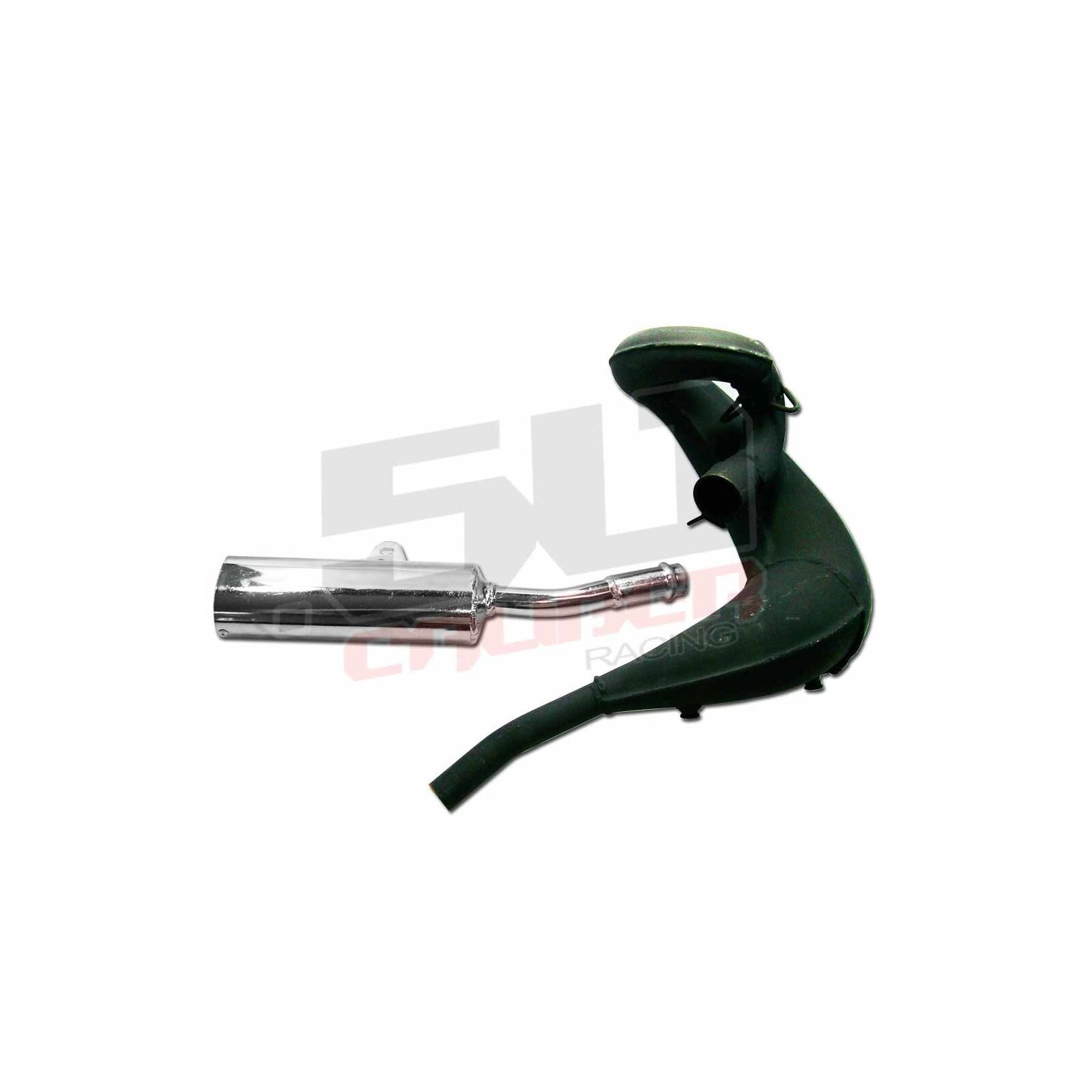 Replacement for KTM 50 SX Exhaust Pipe with Aluminum Silencer