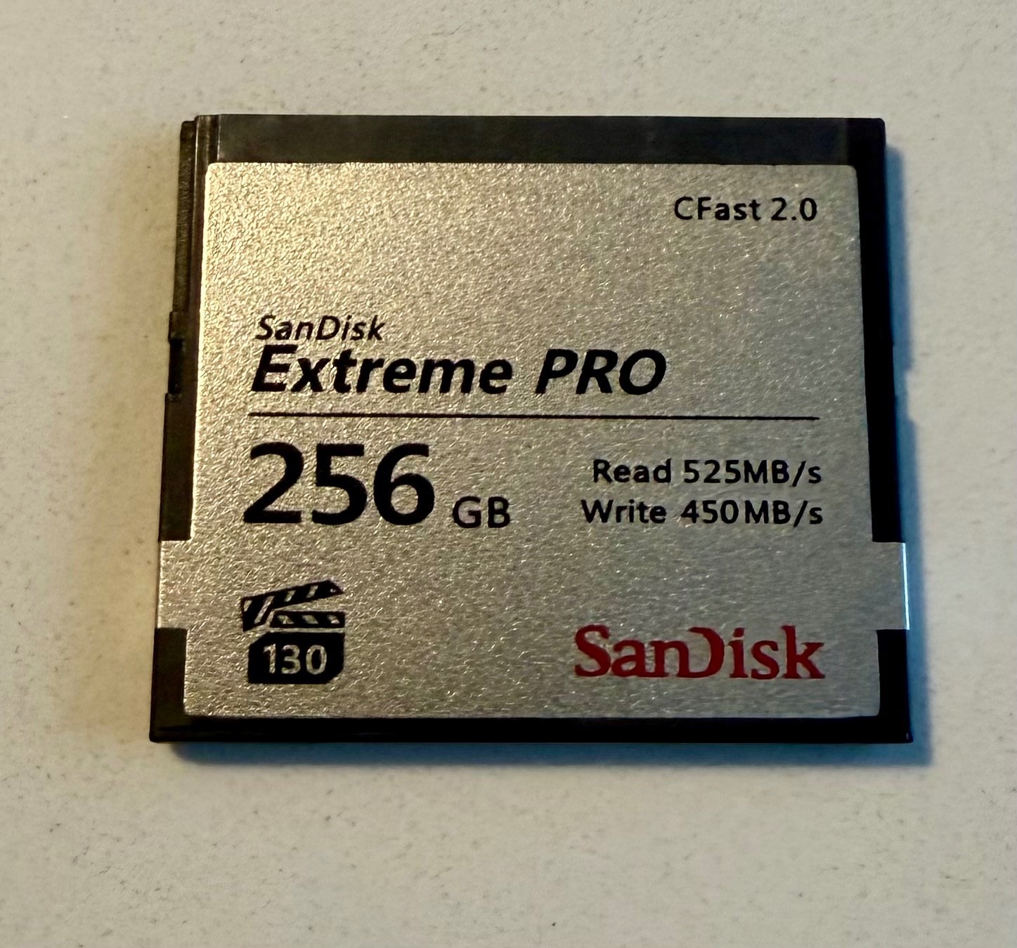 SanDisk 256GB Extreme PRO CFast 2.0 Memory Card - Tested, WORKS PERFECTLY!
