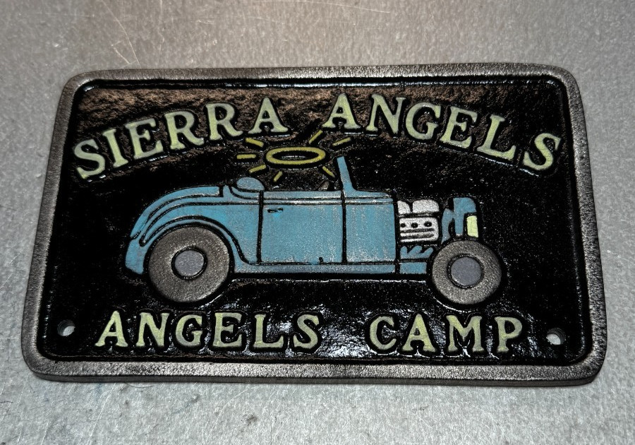 Sierra Angels Angels Camp Car Club Plaque
