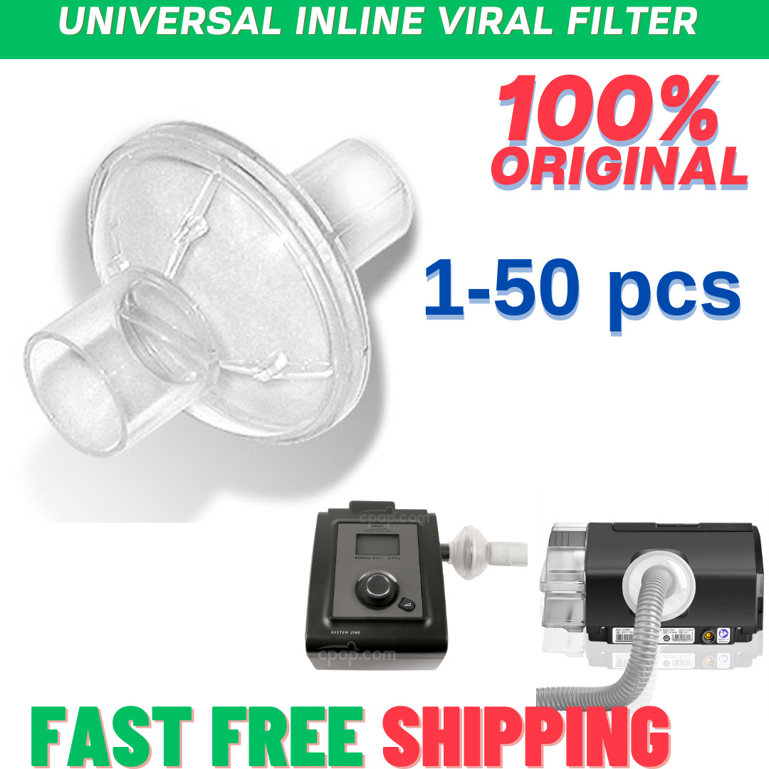 Universal Inline Bacterial Viral Filter CPAP Machines Stop Virus Bacteria H1605