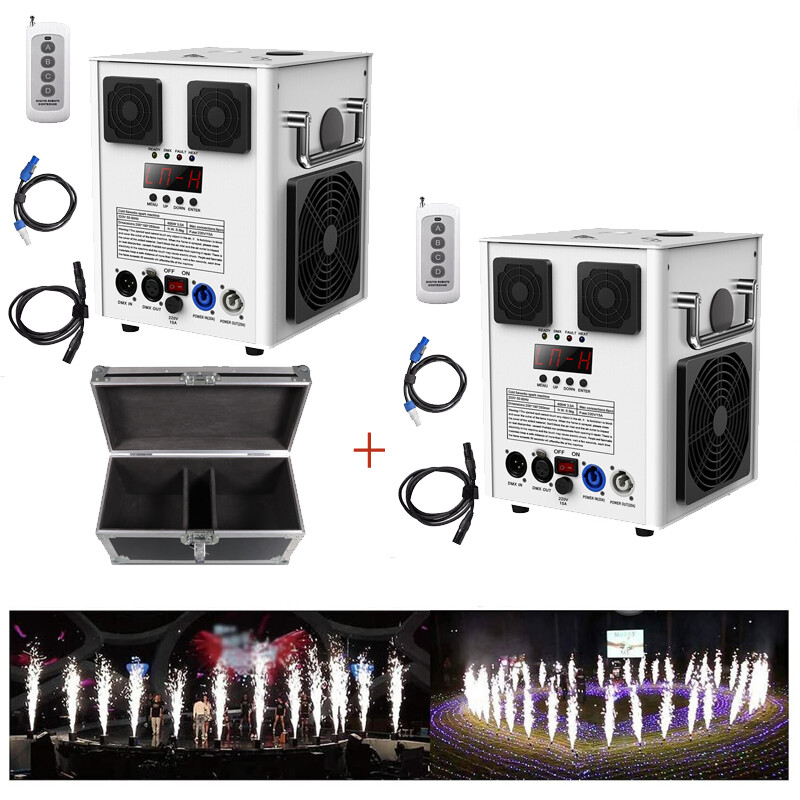 700W Cold Spark Machine Party Stage Sparkle DJ Party Show With Flight Case