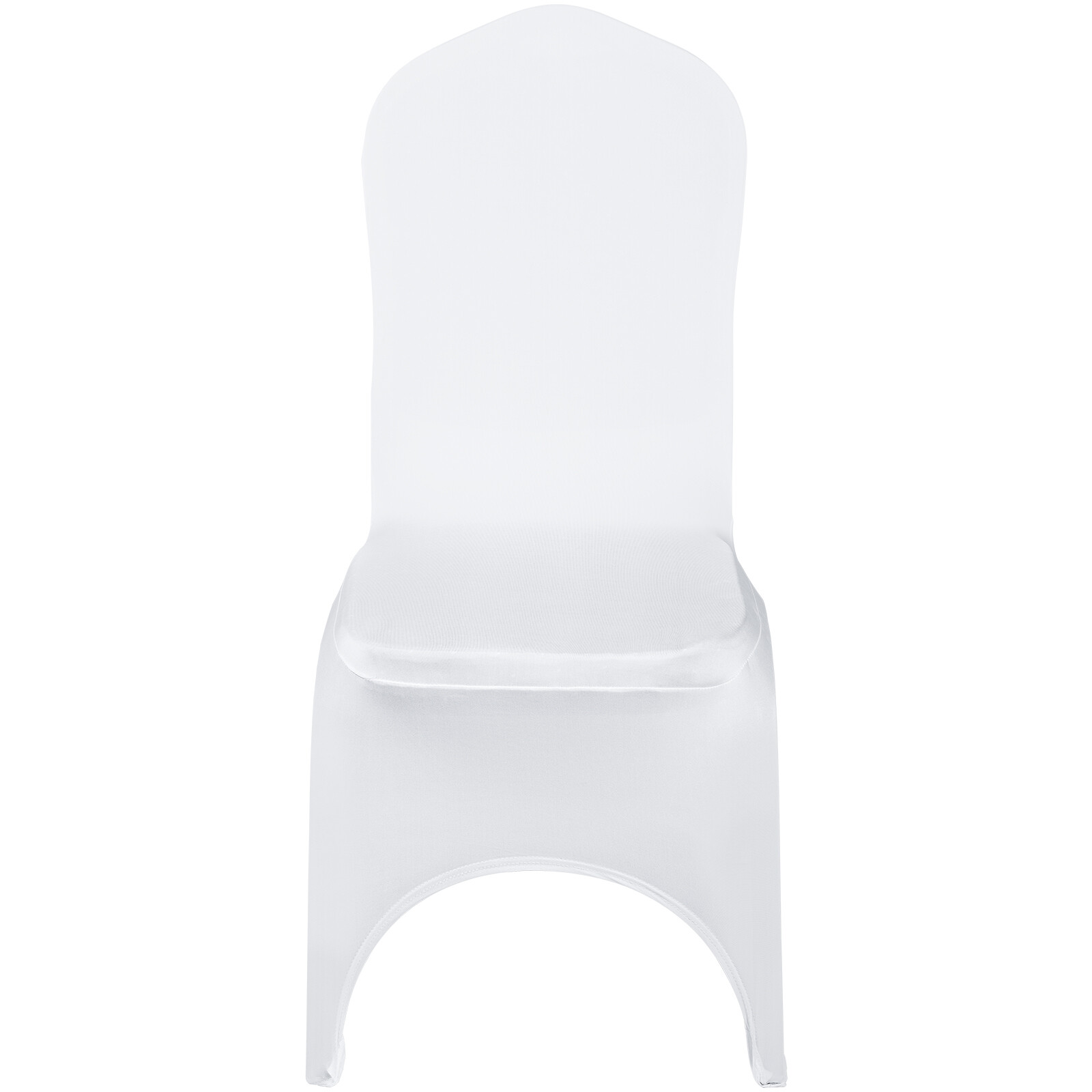 VEVOR 50 PCs White Spandex Chair Covers Wedding Banquet Party Ceremony Hotel Use