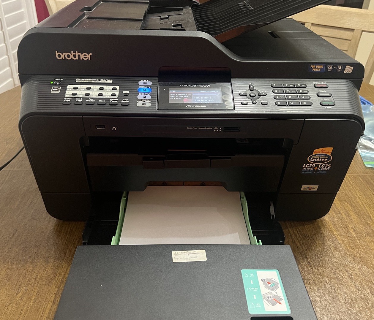 Brother MFC-J6710DW Professional Inkjet All-In-One Printer, Working, Great Price