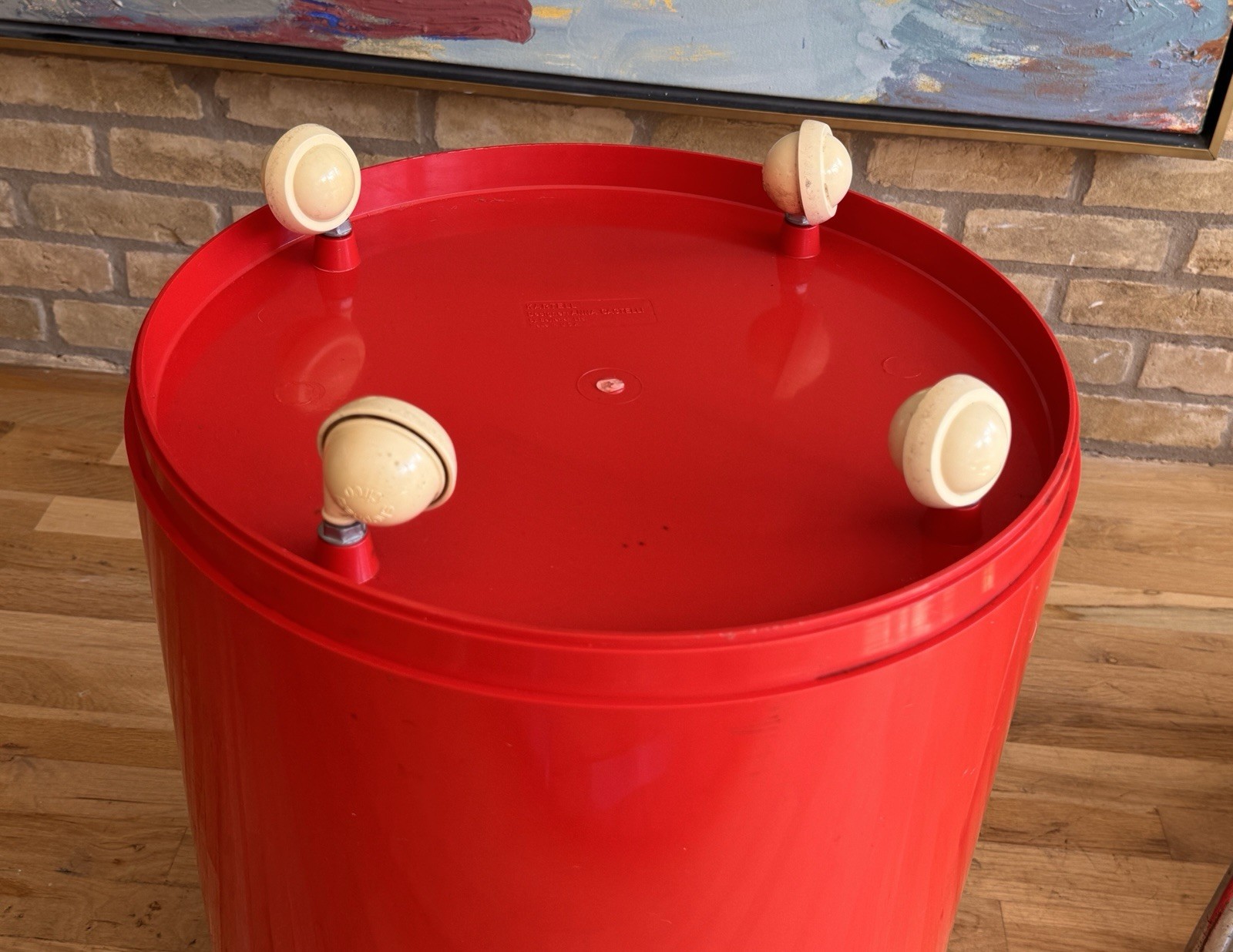 1970 Kartell Componibili Space Age Plastic Storage Unit Side Table Vtg Italy Mcm