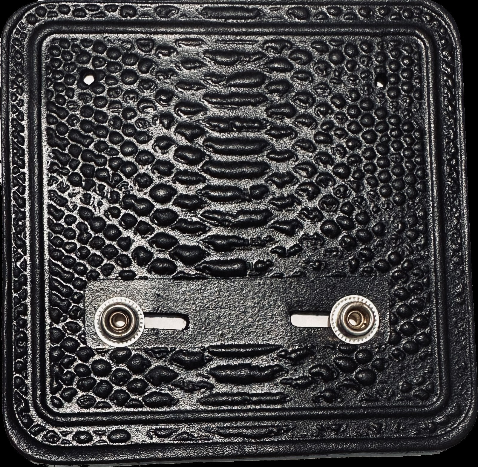 Universal Replica Pack of Two Wrestling Belt Wall mount Hanger Black Leather