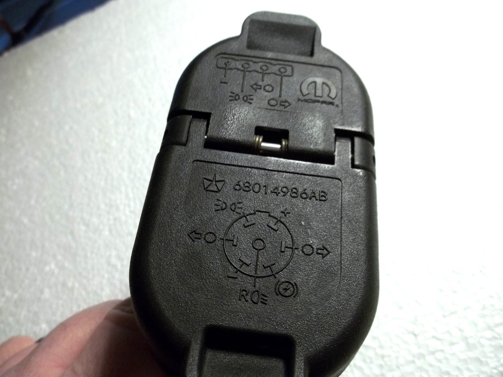 Mopar OEM 2009-2025 Ram 1500 2500 3500 Trailer Tow Plug 7-pin 4-pin 68014986AB