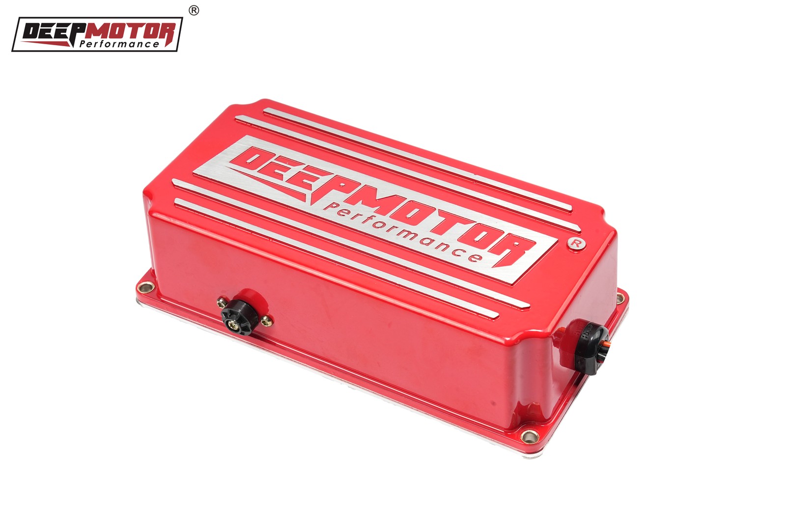 Deepmotor SBF Billet Distributor Coil Ignition Box Kit for Ford 289 302 Red