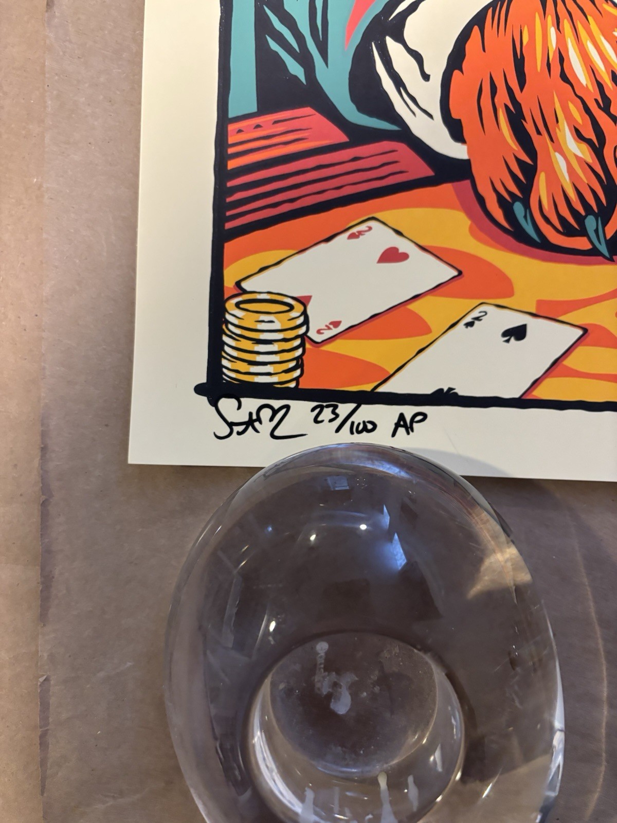 DEAD & COMPANY/ 2024/ SPHERE/ Todd Slater/May 31 signed AP poster xx/100