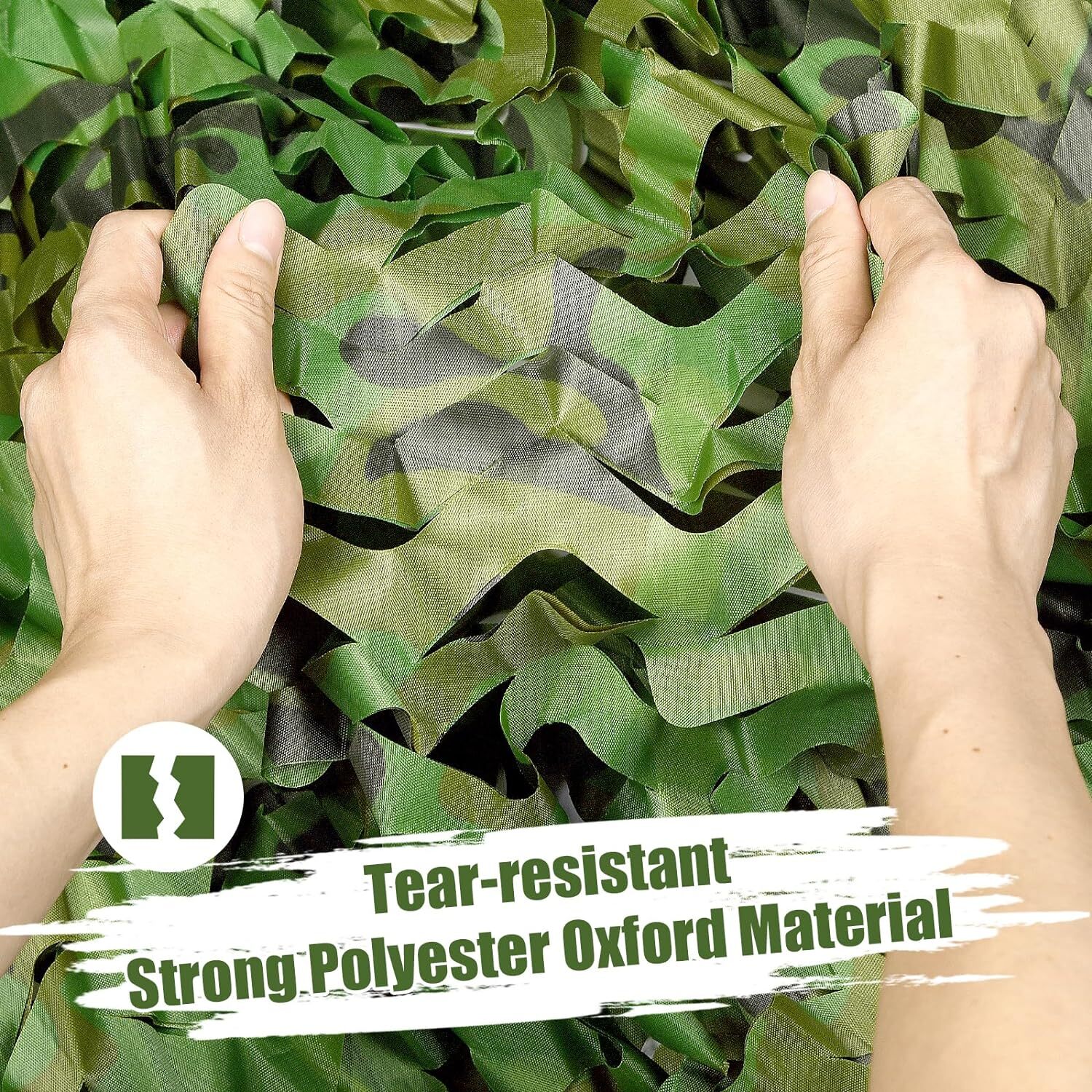 13-26Ft Military Woodland Camouflage Netting Cutable Camo Net Camping Hunting