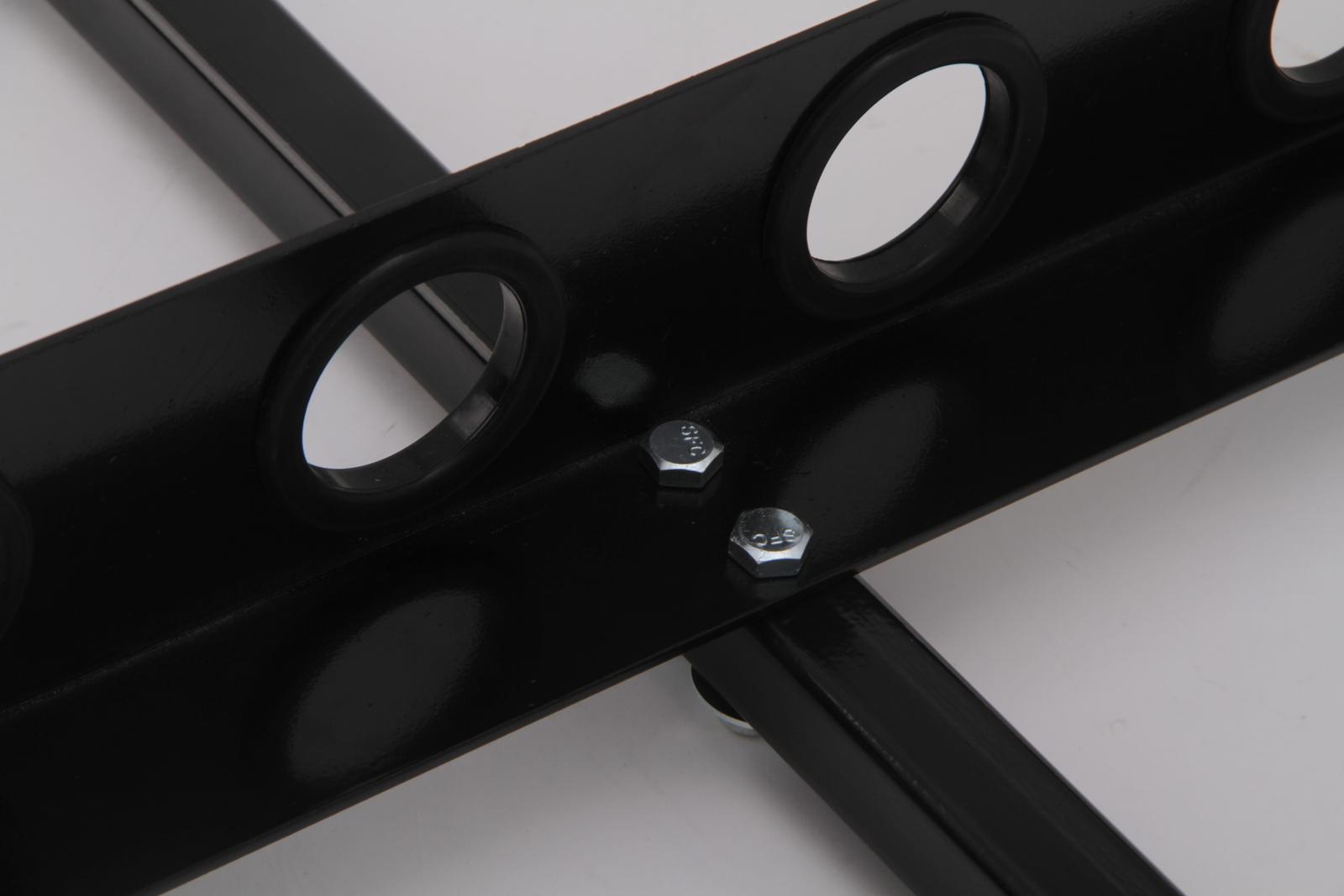 6-Slot Horizontal Tool Storage Rack for Trailers–Holds Shovels, Rakes & Pickaxes