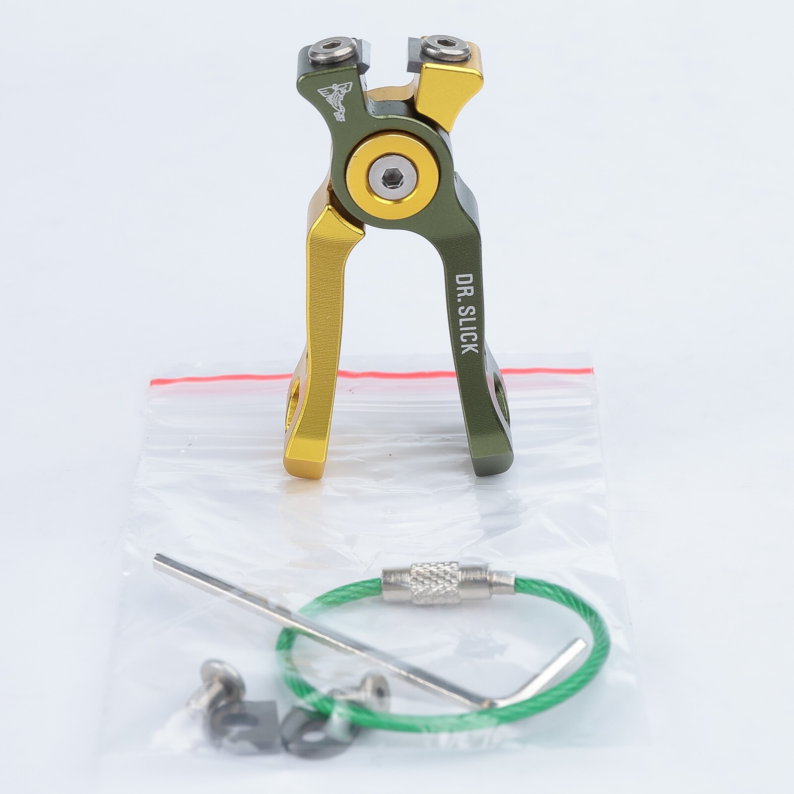 Dr Slick Cyclone Nipper - Straight Cut - Green/Gold - FREE SHIPPING